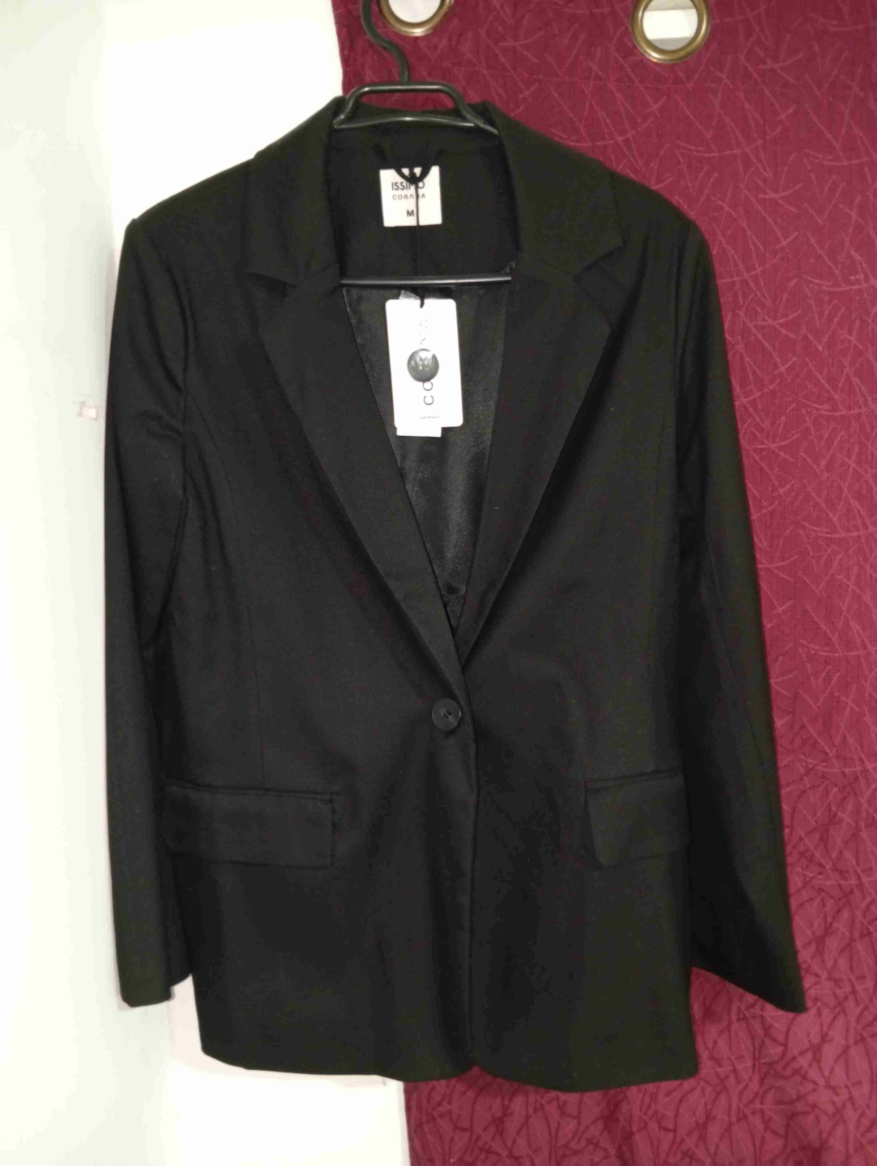 Blazer dama negro talla M nuevo - 1