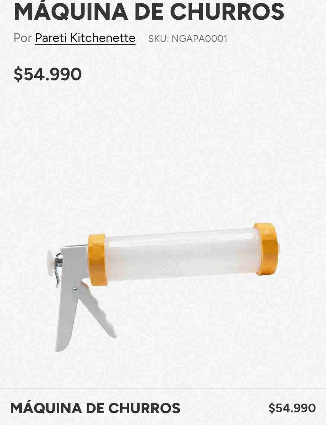 Máquina manual para hacer churros - miniatura 2