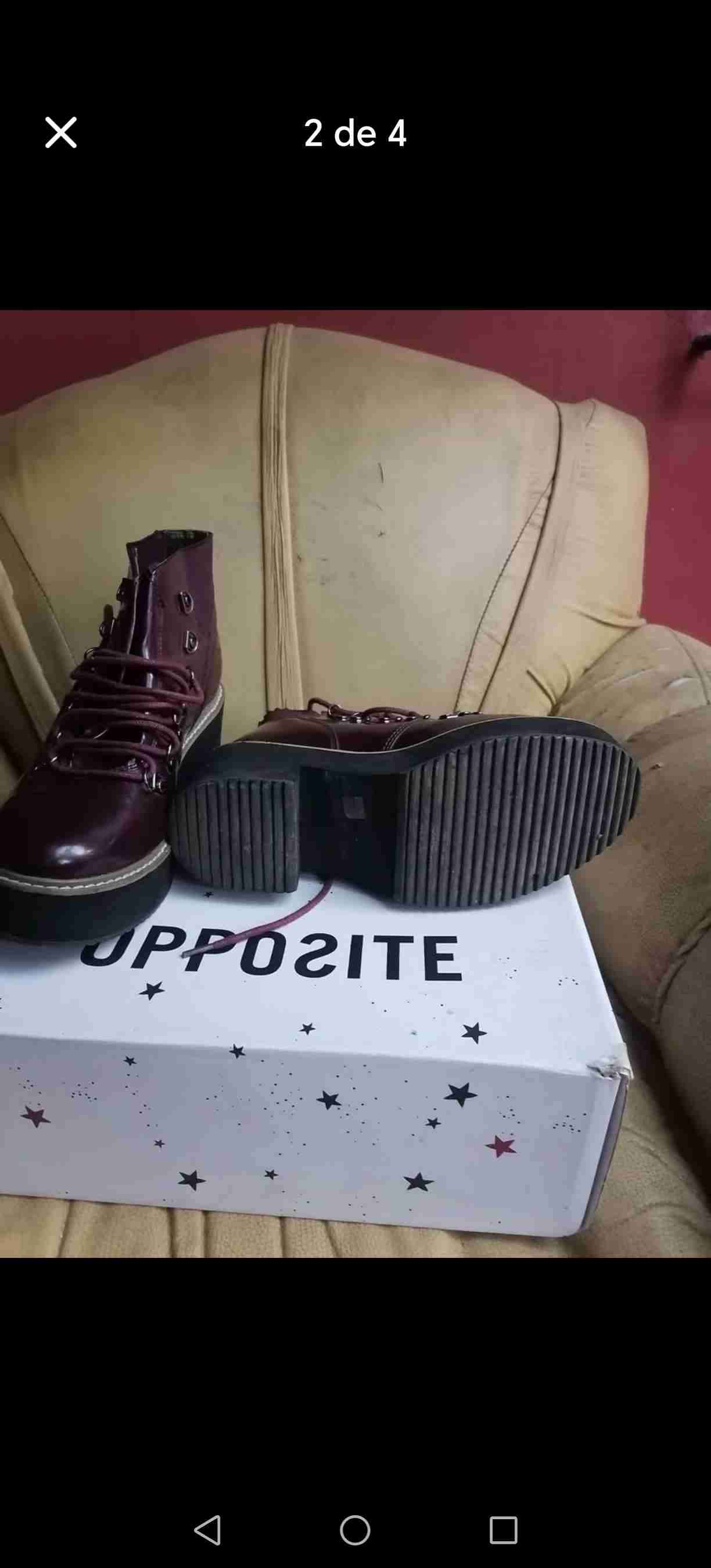 Botas burdeos Opposite - miniatura 2