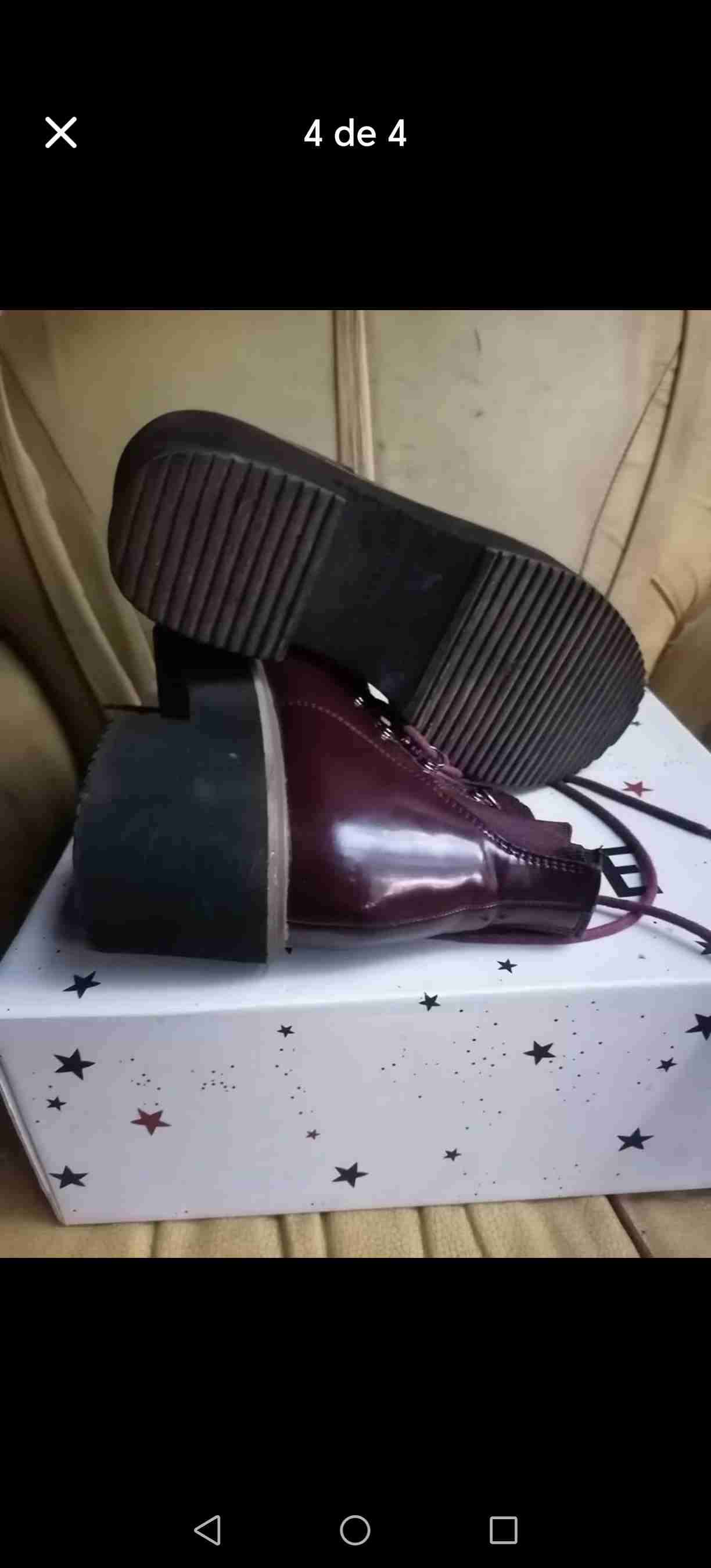 Botas burdeos Opposite - miniatura 4