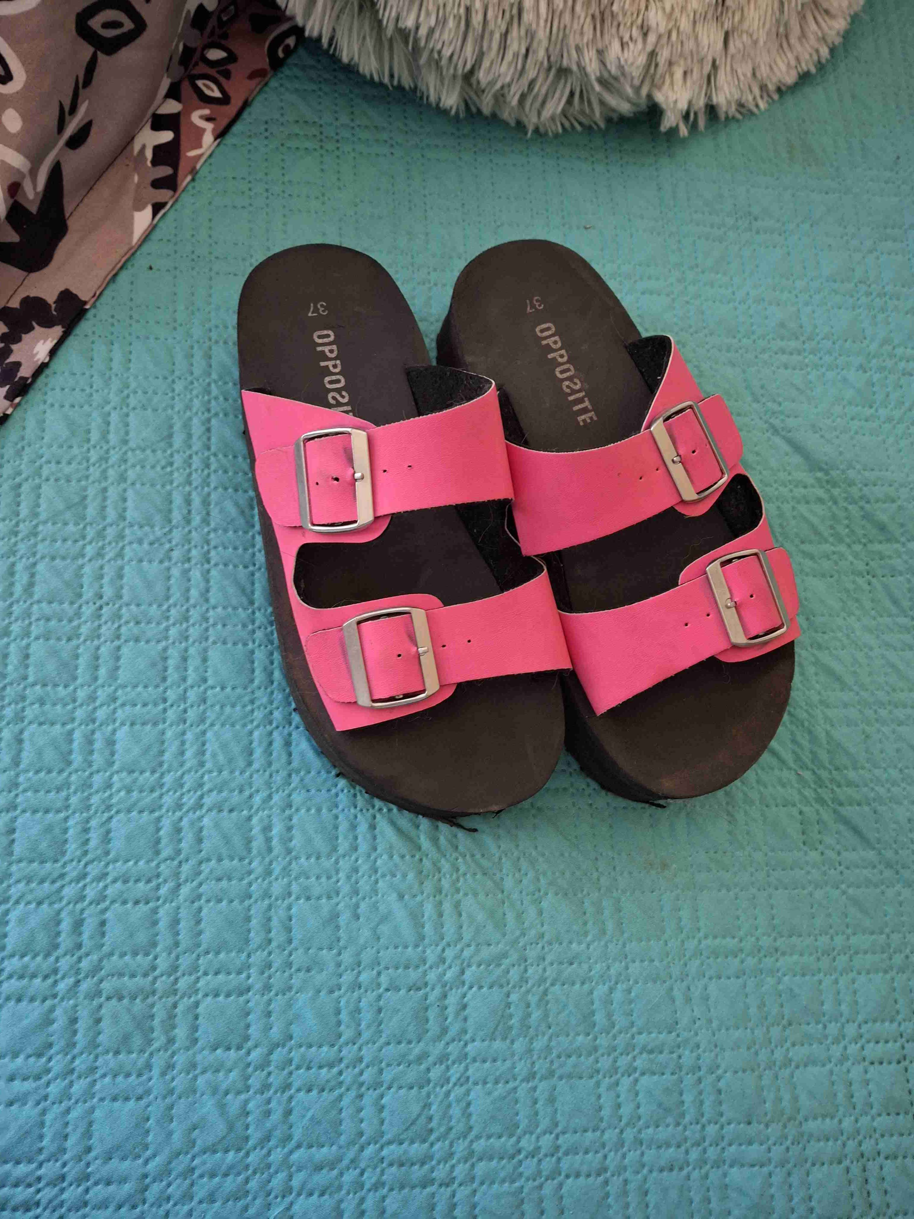 Sandalias rosadas con plataformas - 2