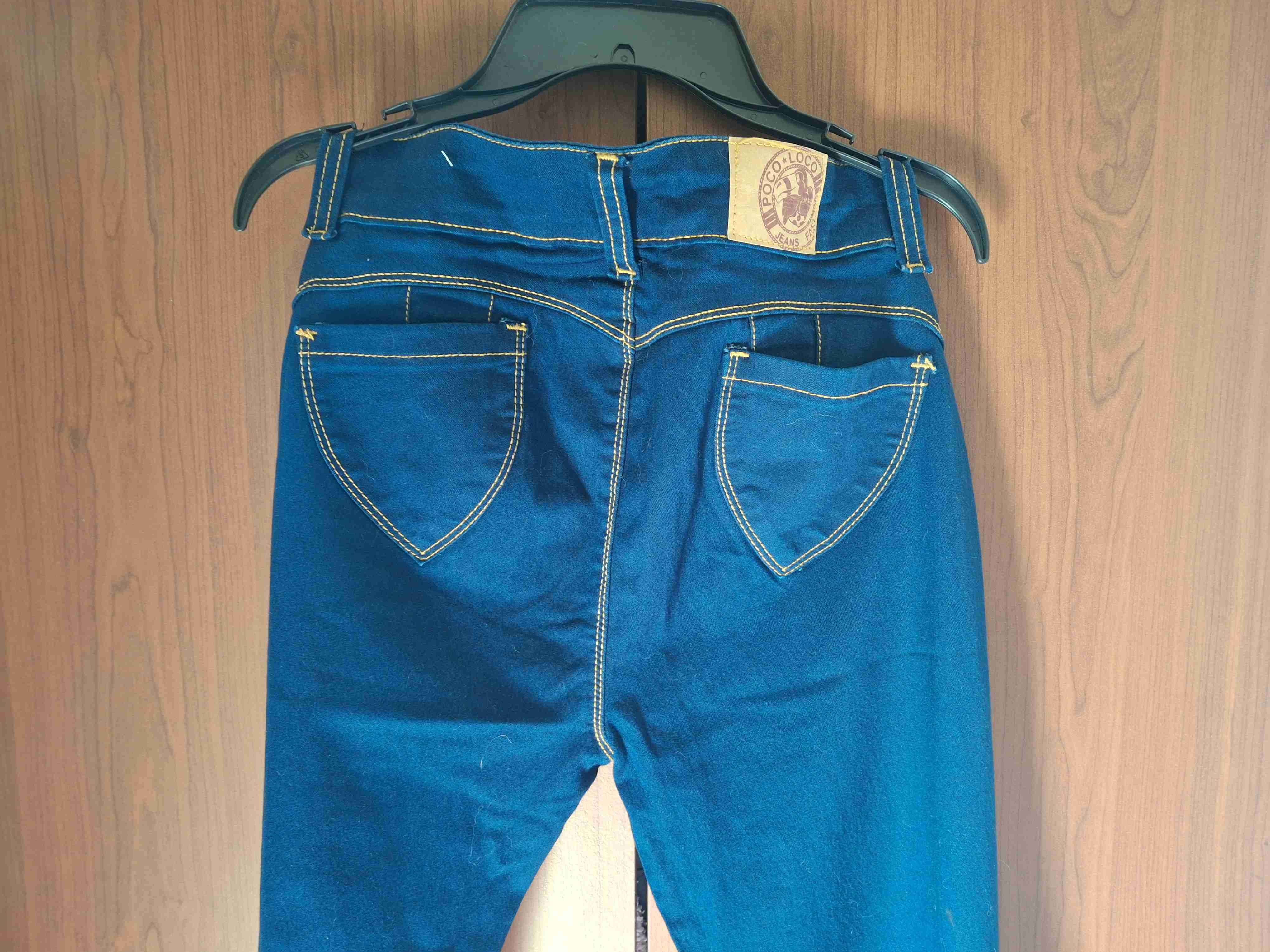 Jeans azul oscuro pitillo - 2
