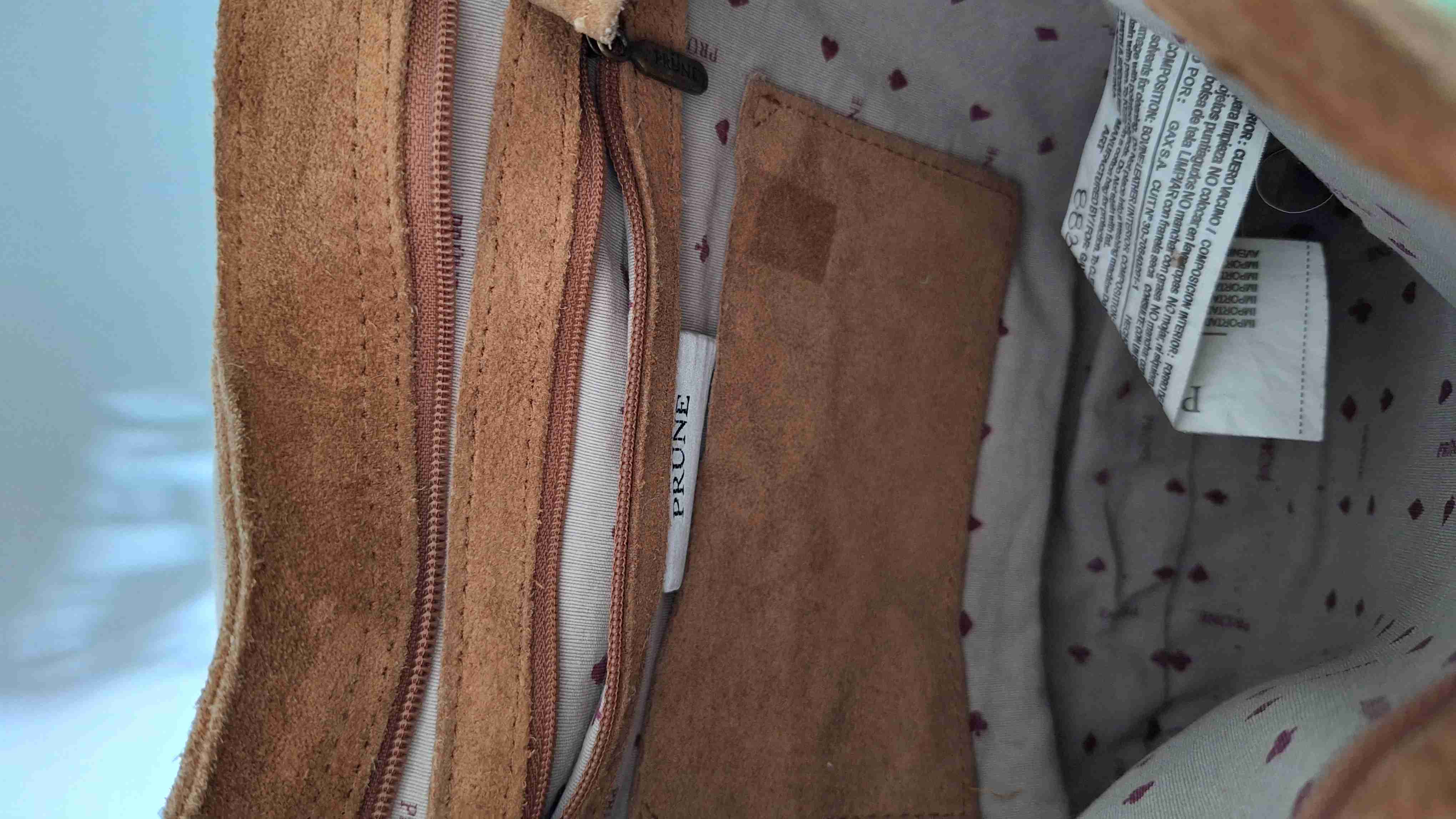 Cartera marrón con flecos - miniatura 6