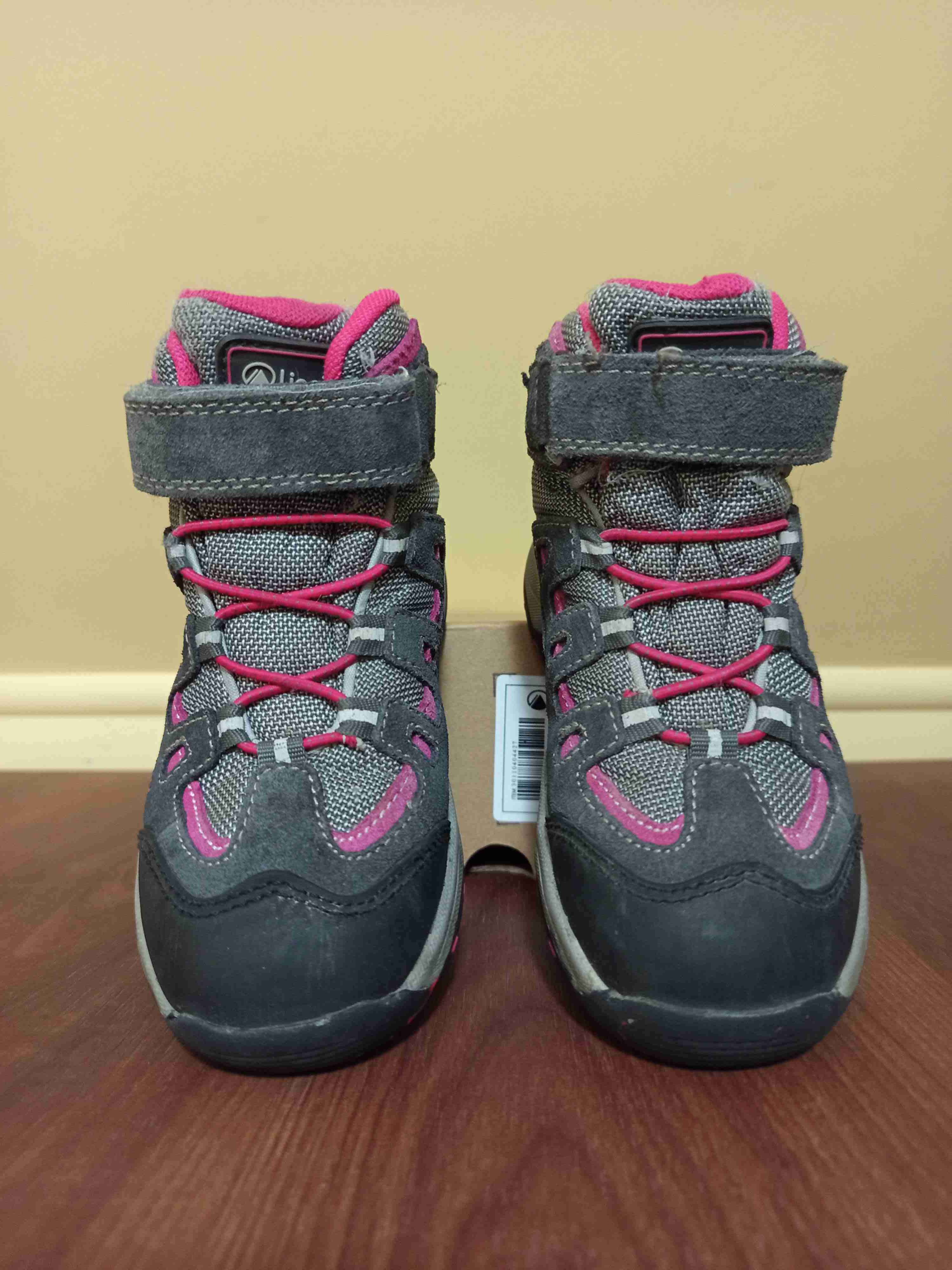 Botín infantil gris y fucsia N 26 - 2