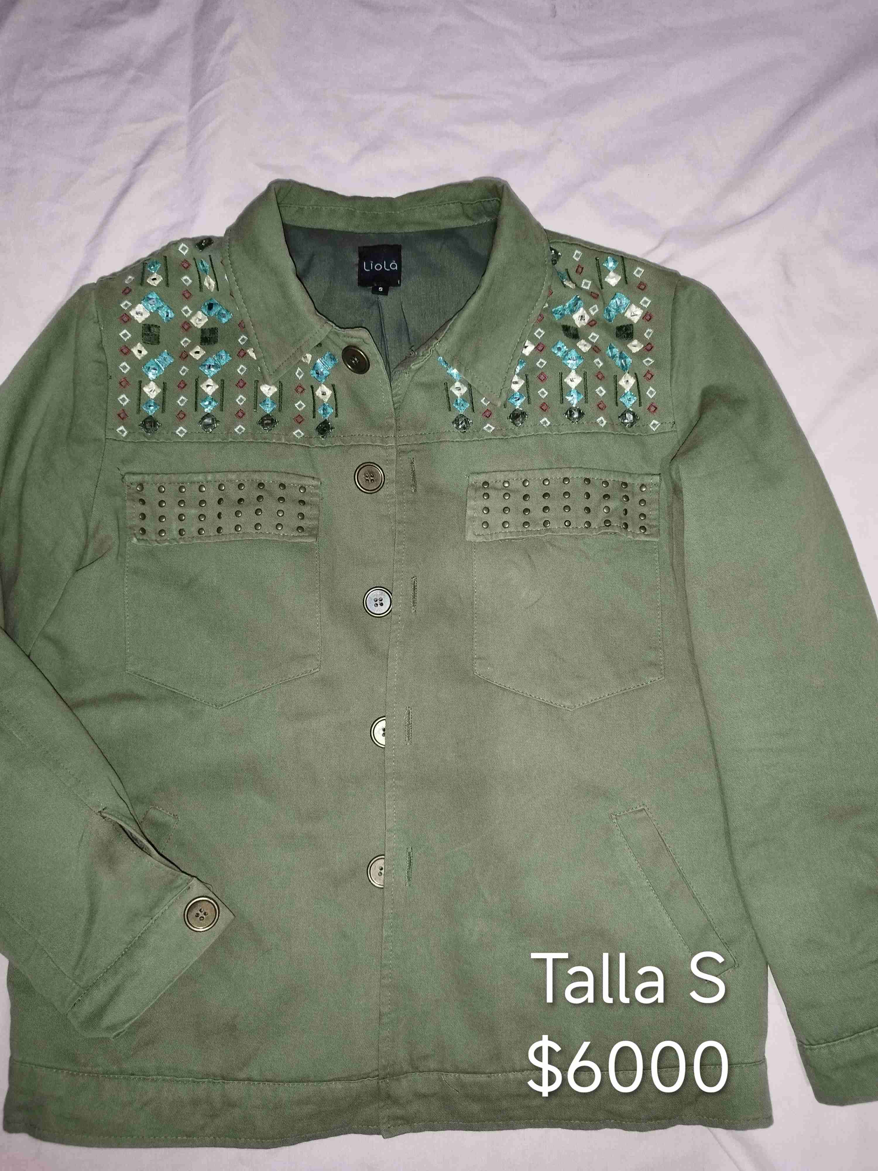 Chaqueta casual con bordado - miniatura 1