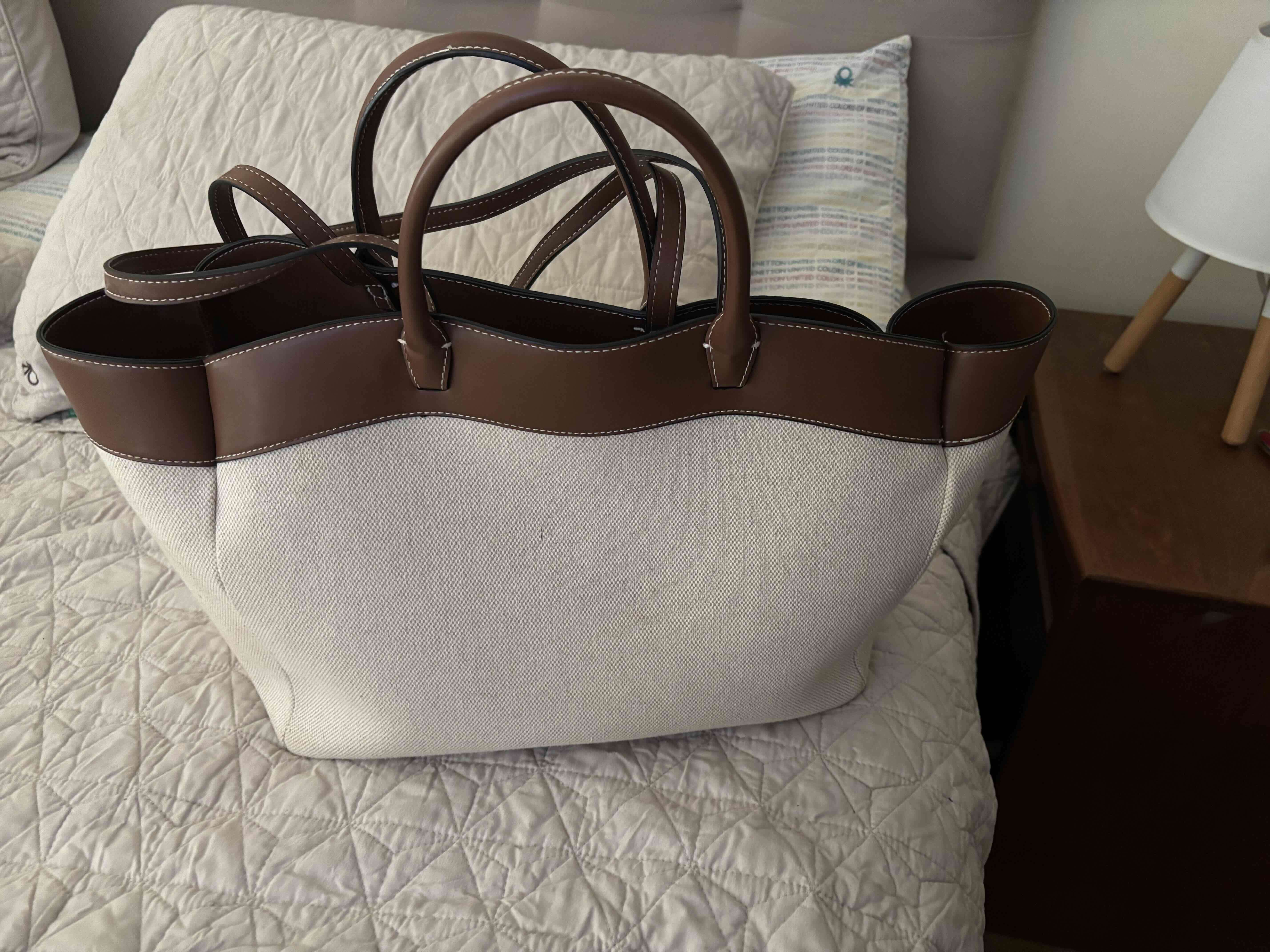 Bolso de lona y cuero - miniatura 1