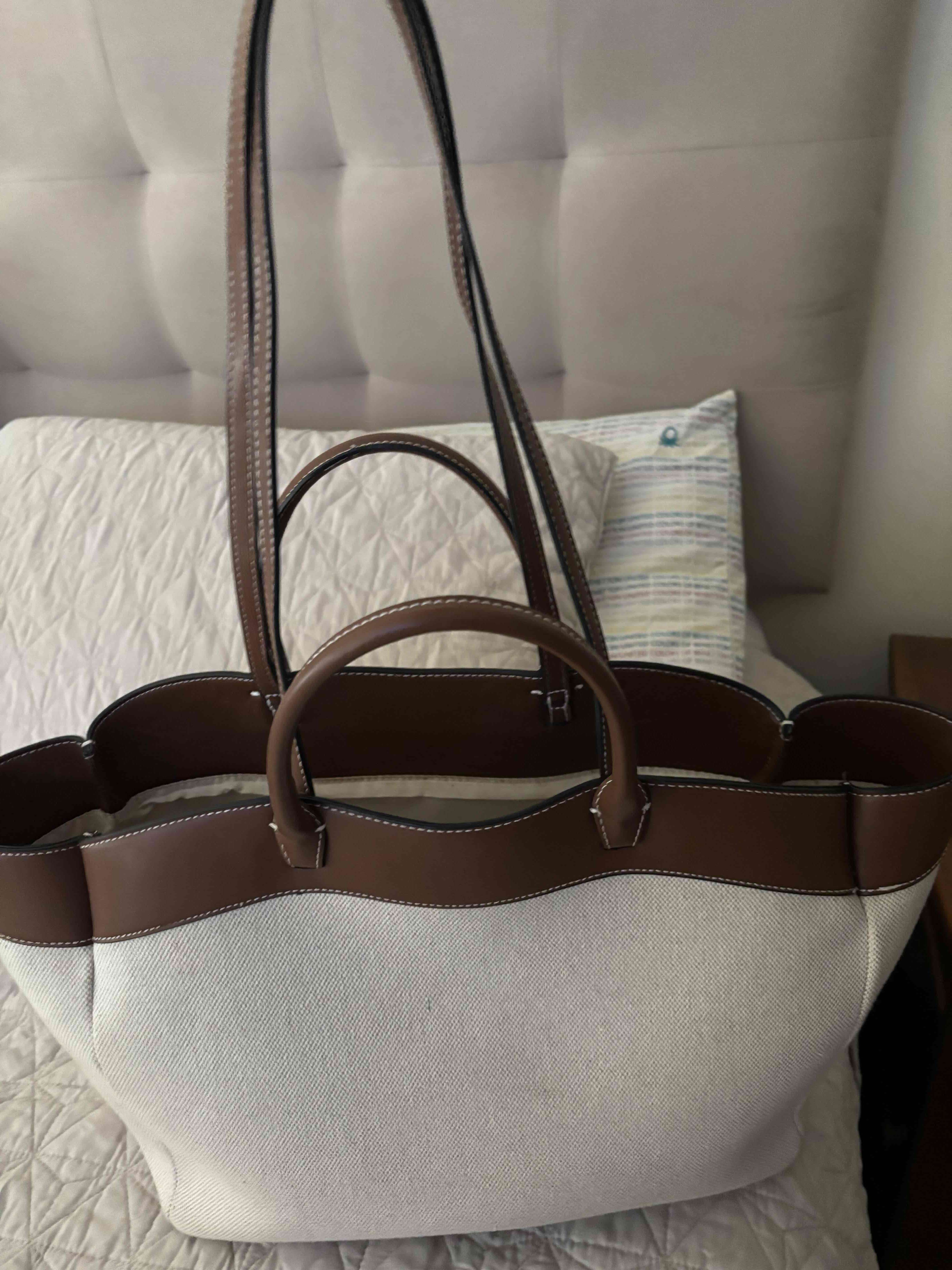 Bolso de lona y cuero - miniatura 2