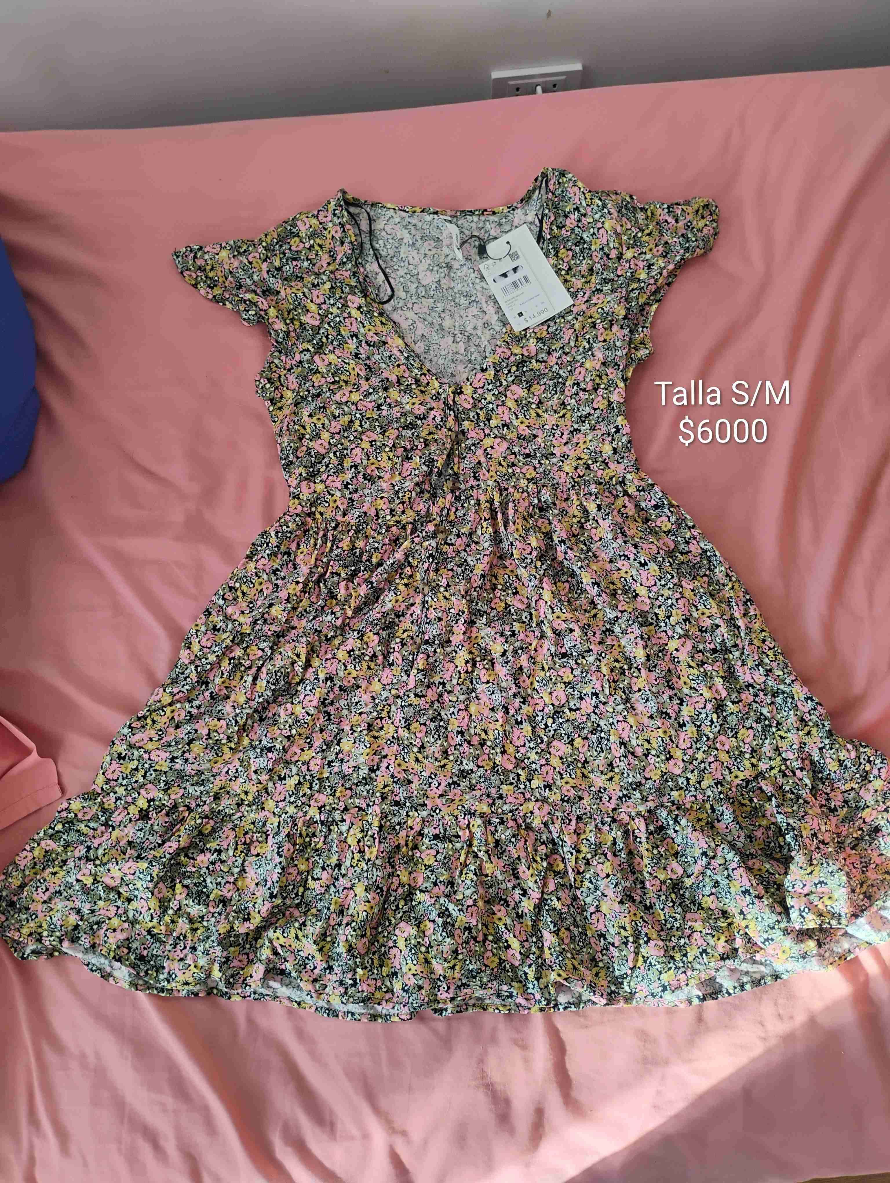Vestido floreado talla S/M