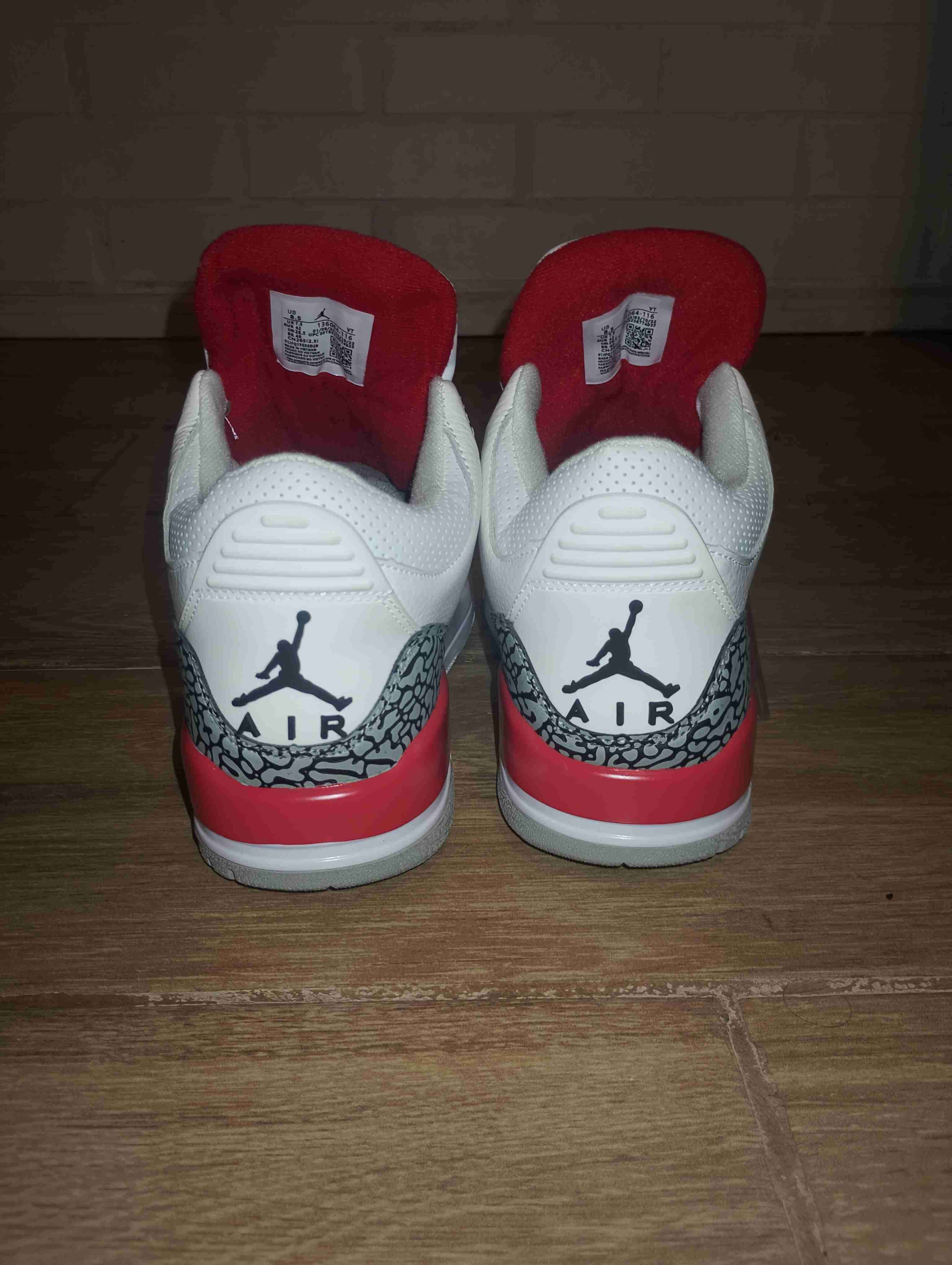 Zapatillas jordan 3 fire red - miniatura 6