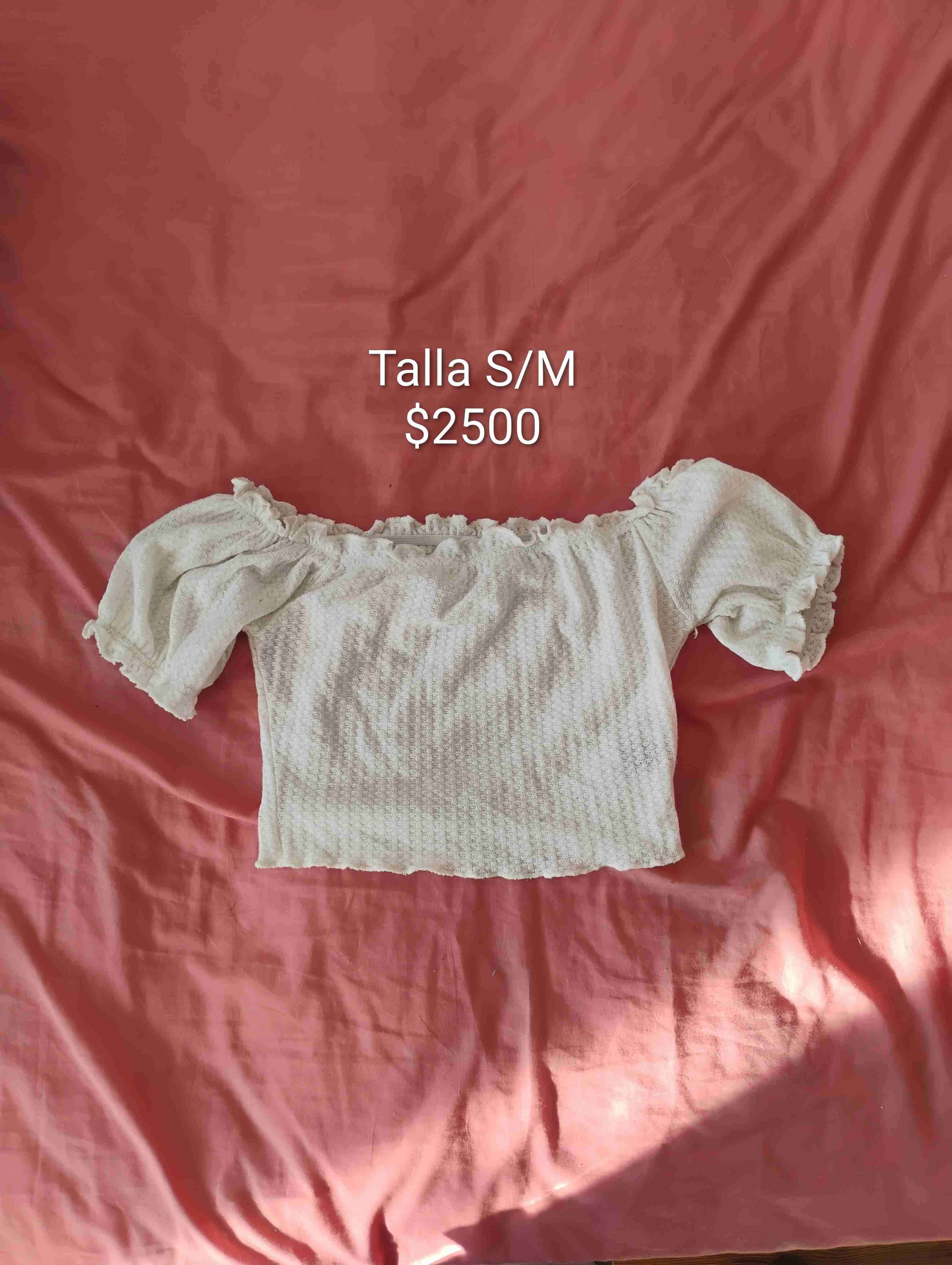 Blusa blanca manga corta