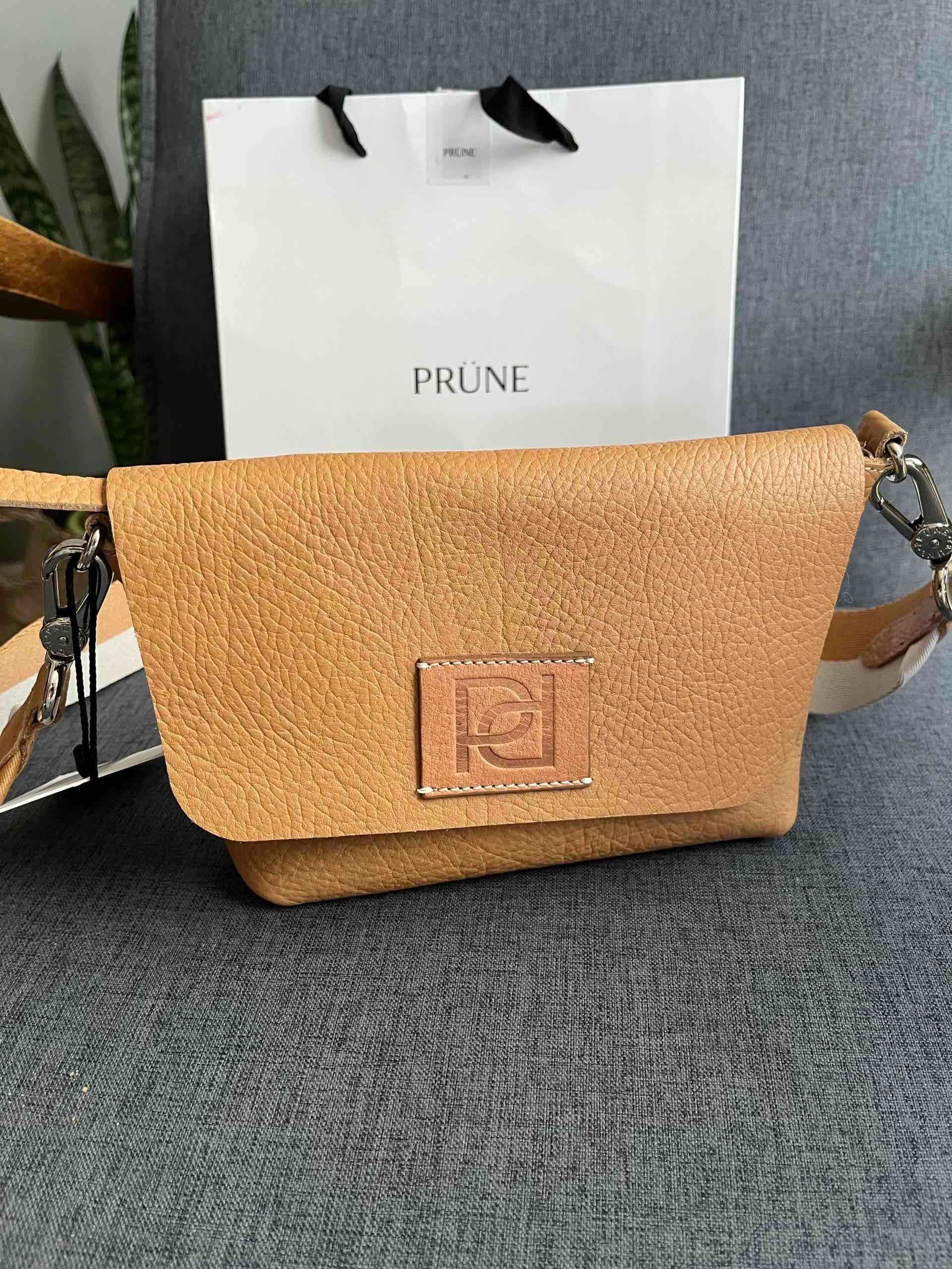 Cartera Prüne cuero beige - miniatura 1