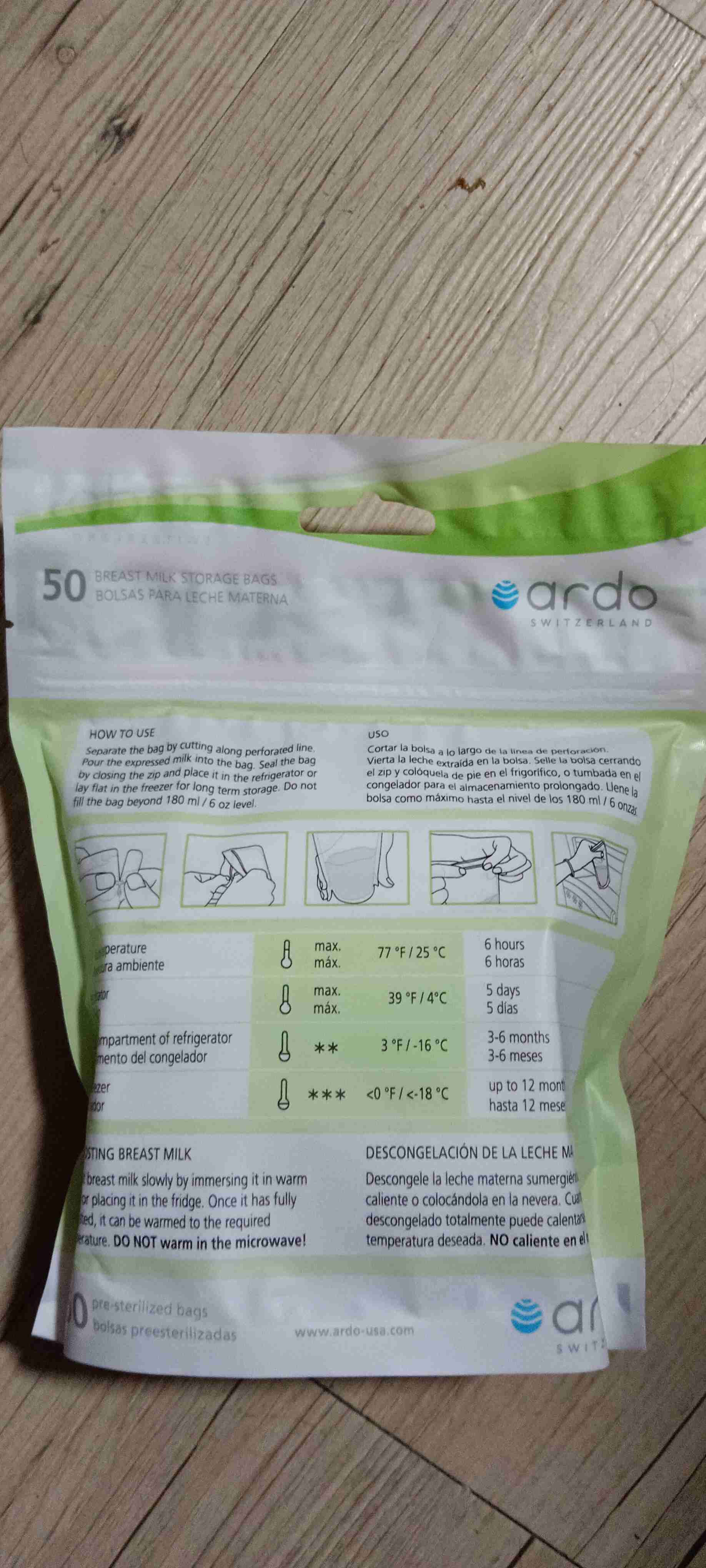 Bolsas Ardo para leche materna - 2