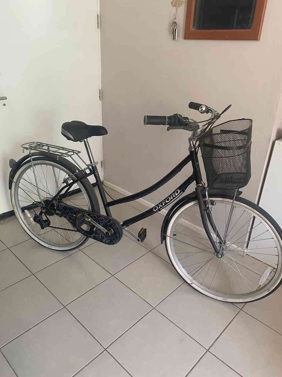 Bicicleta urbana con canasto - 1