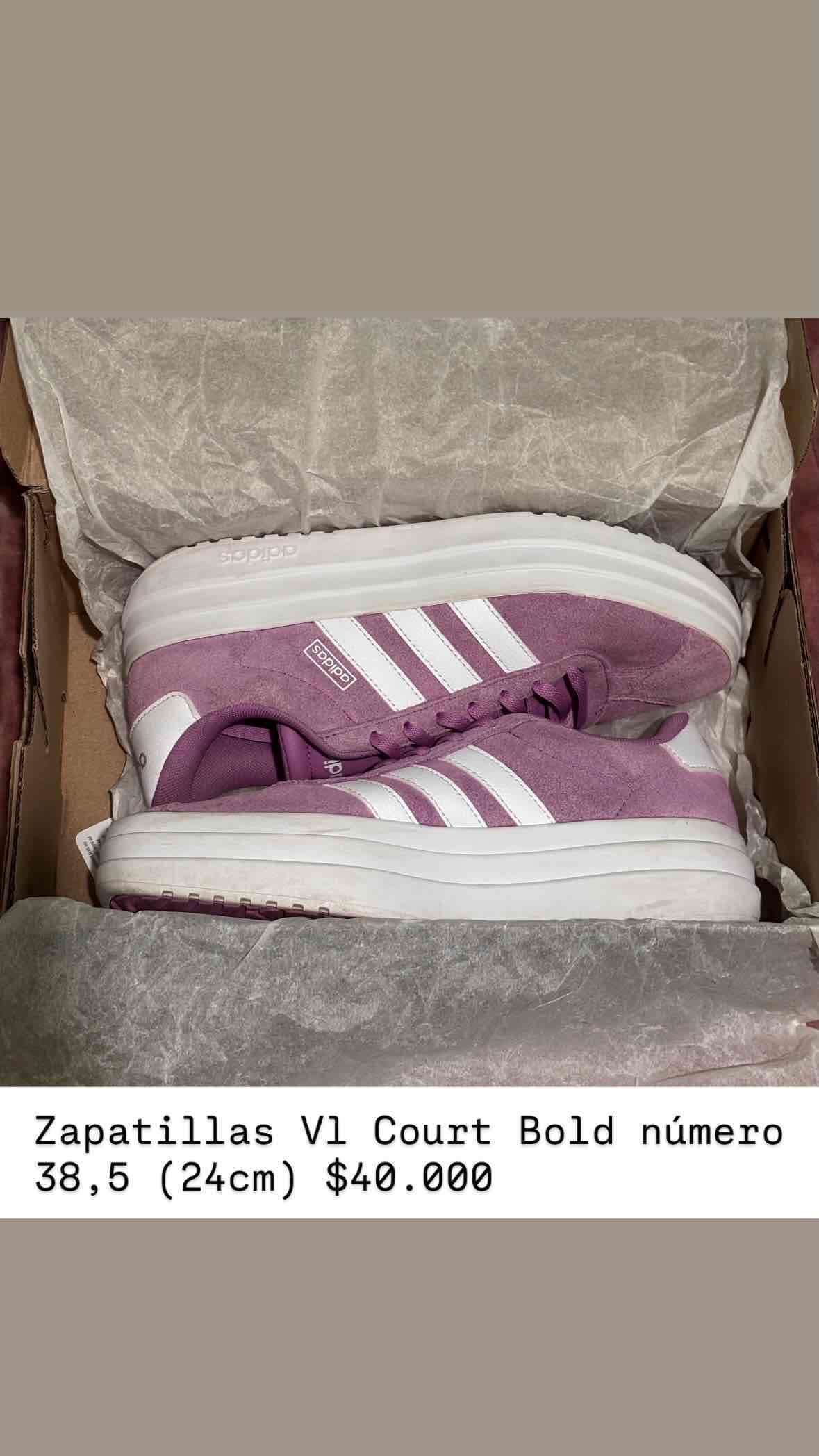 Zapatillas Adidas VL Court Bold rosas - miniatura 1