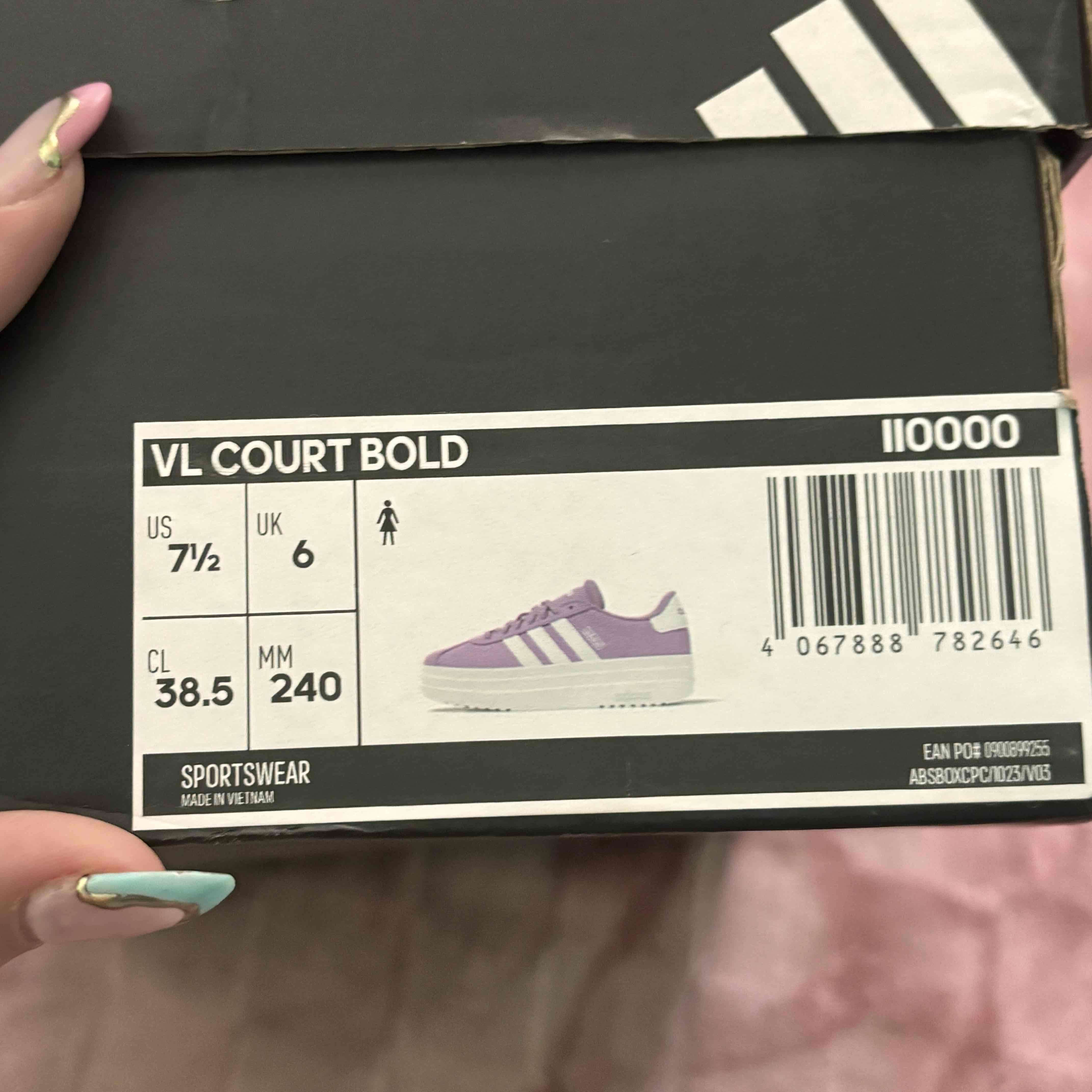 Zapatillas Adidas VL Court Bold rosas - miniatura 2