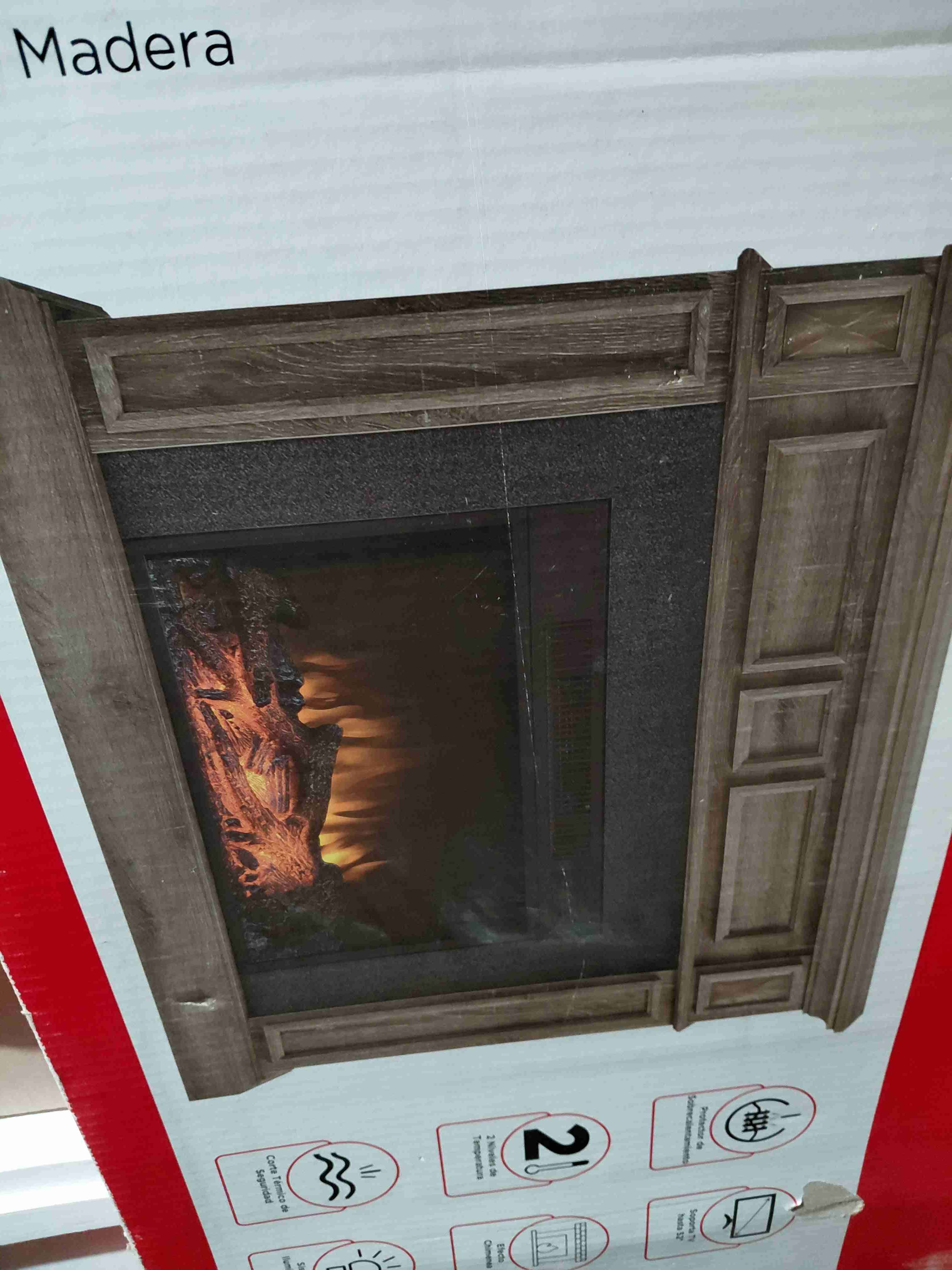 Estufa eléctrica con mueble - miniatura 2