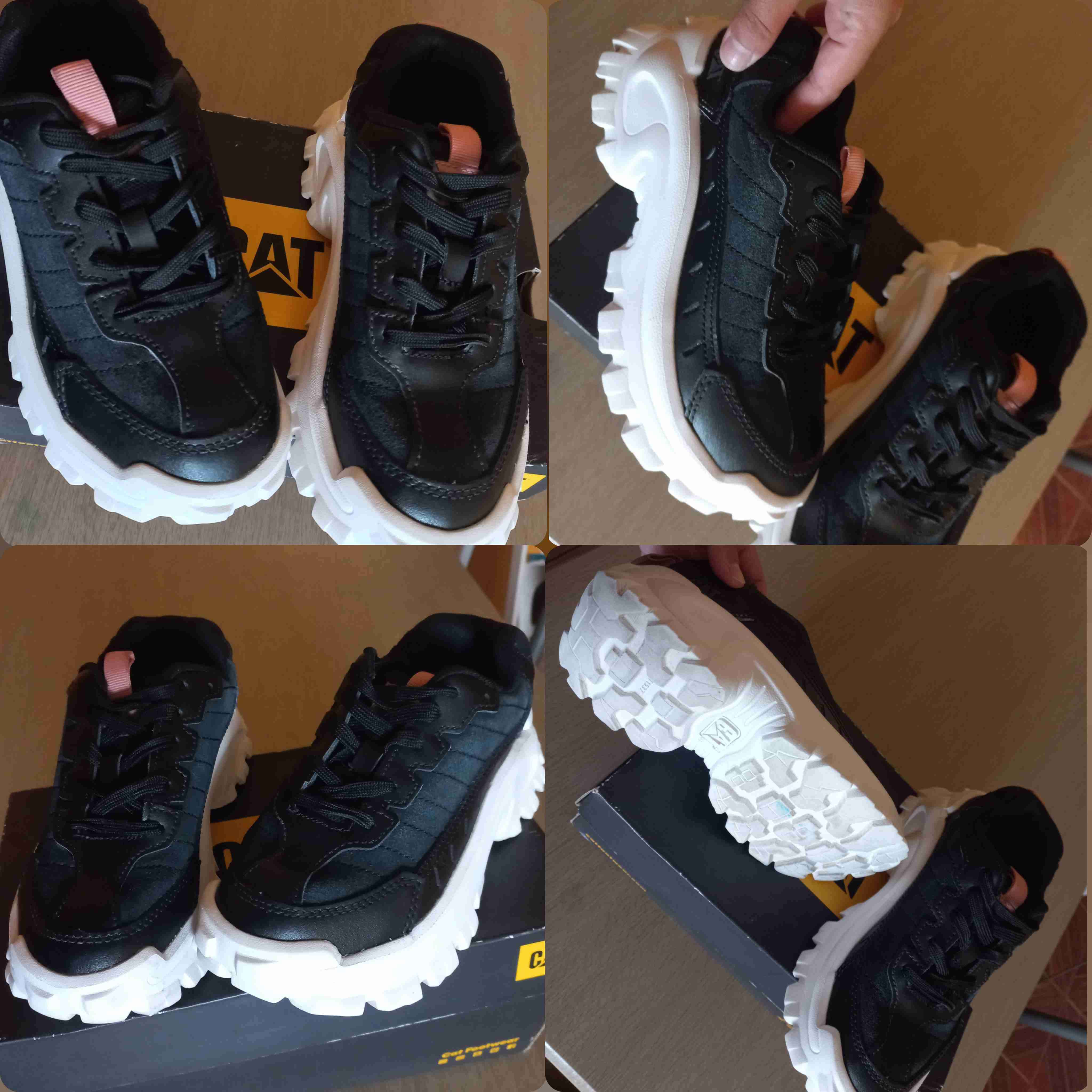 Zapatillas negras CAT nuevas 35.5(mide 22.5cm) - 1