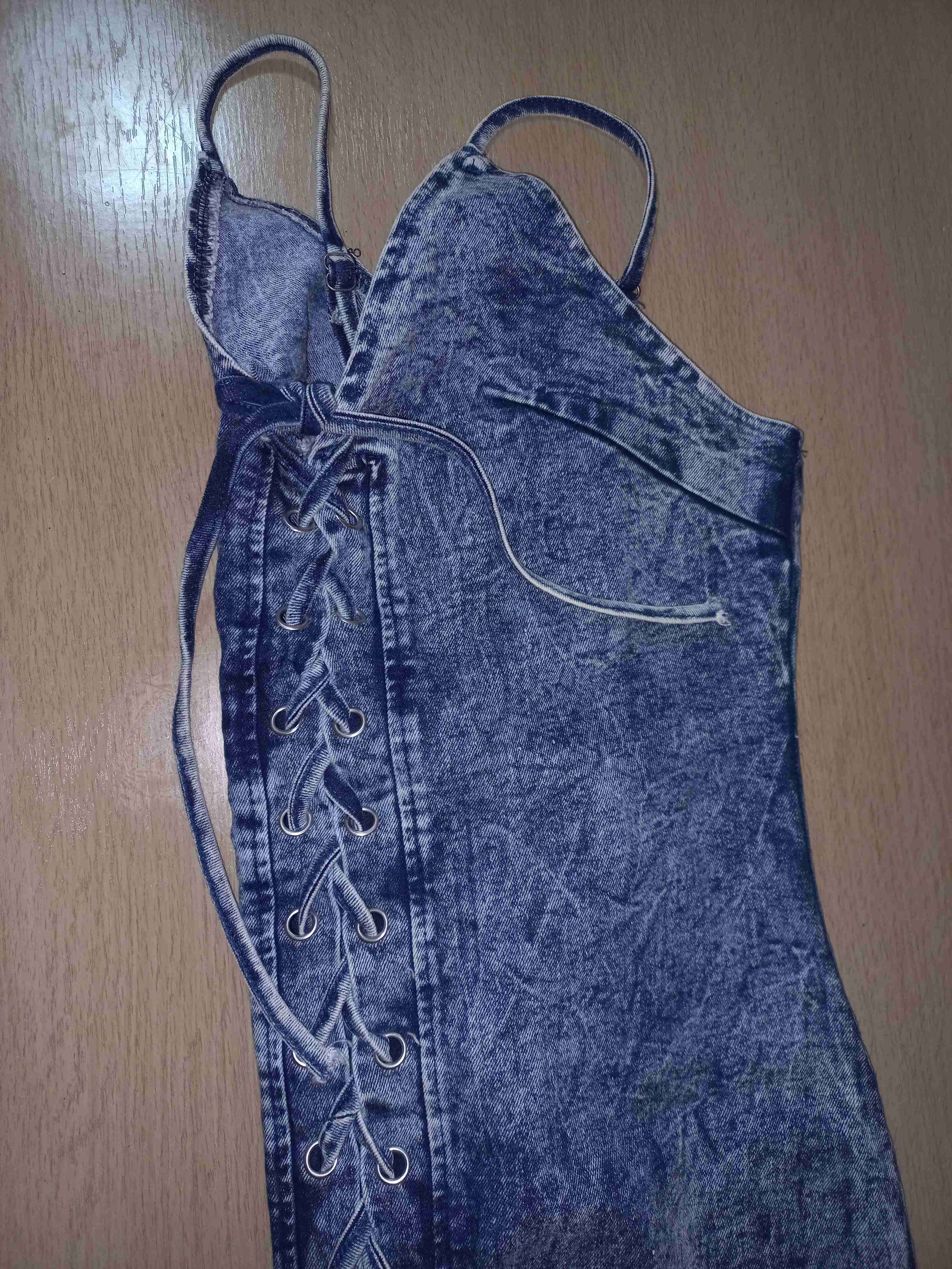 Vestido mezclilla NUEVO talla M/ L - 4