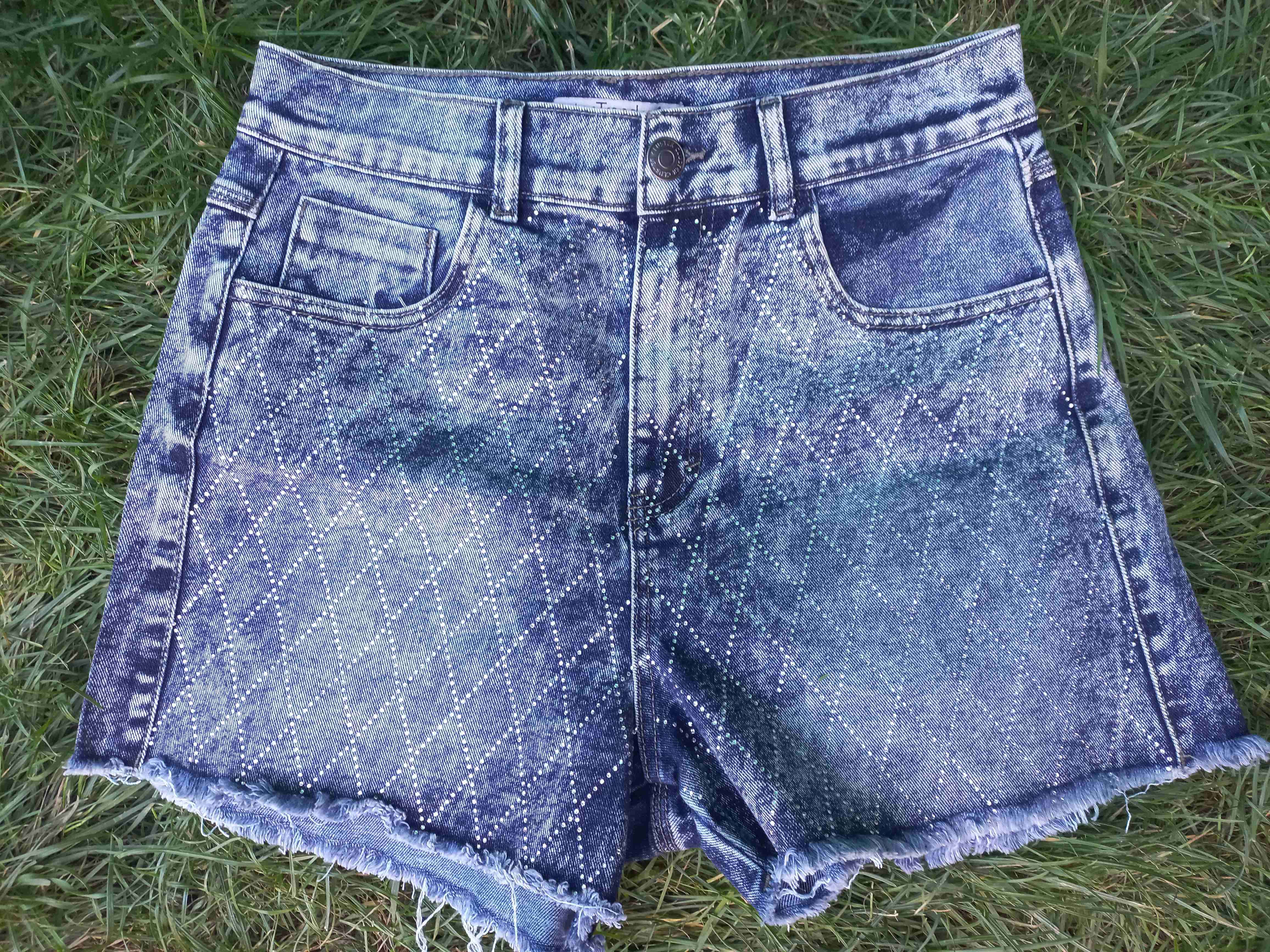 Shorts de mezclilla con brillo 40 - 4