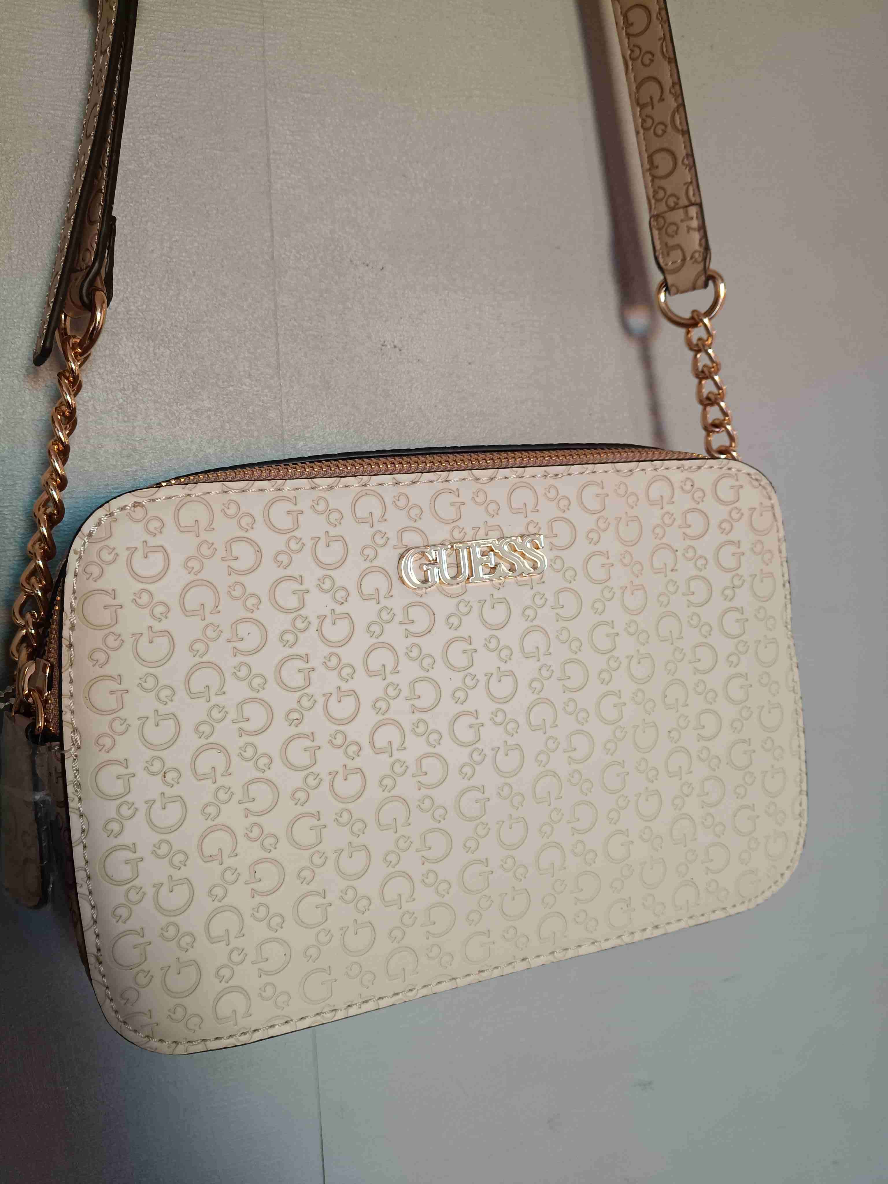 Cartera cruzada Guess beige - miniatura 1