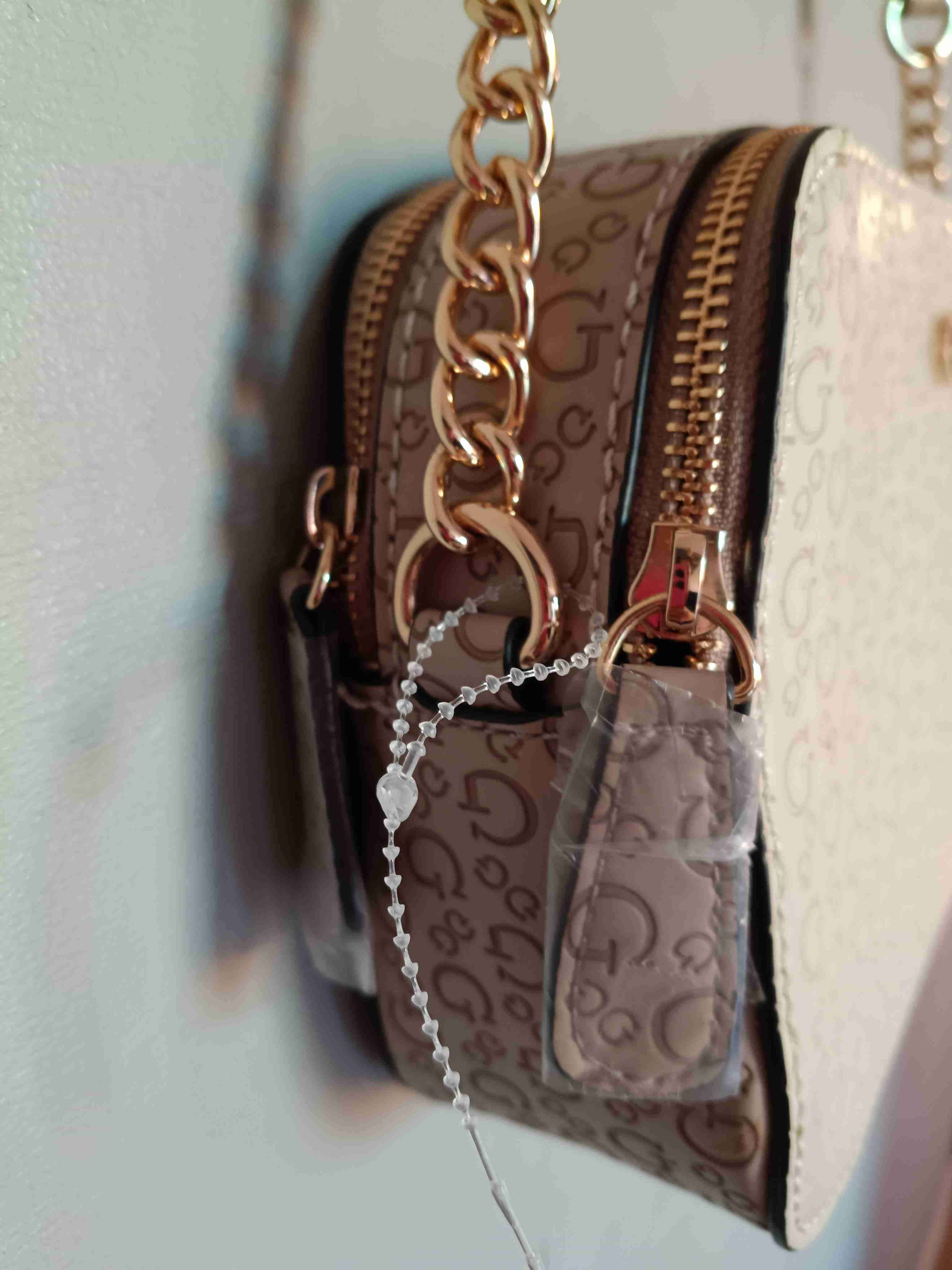Cartera cruzada Guess beige - miniatura 3