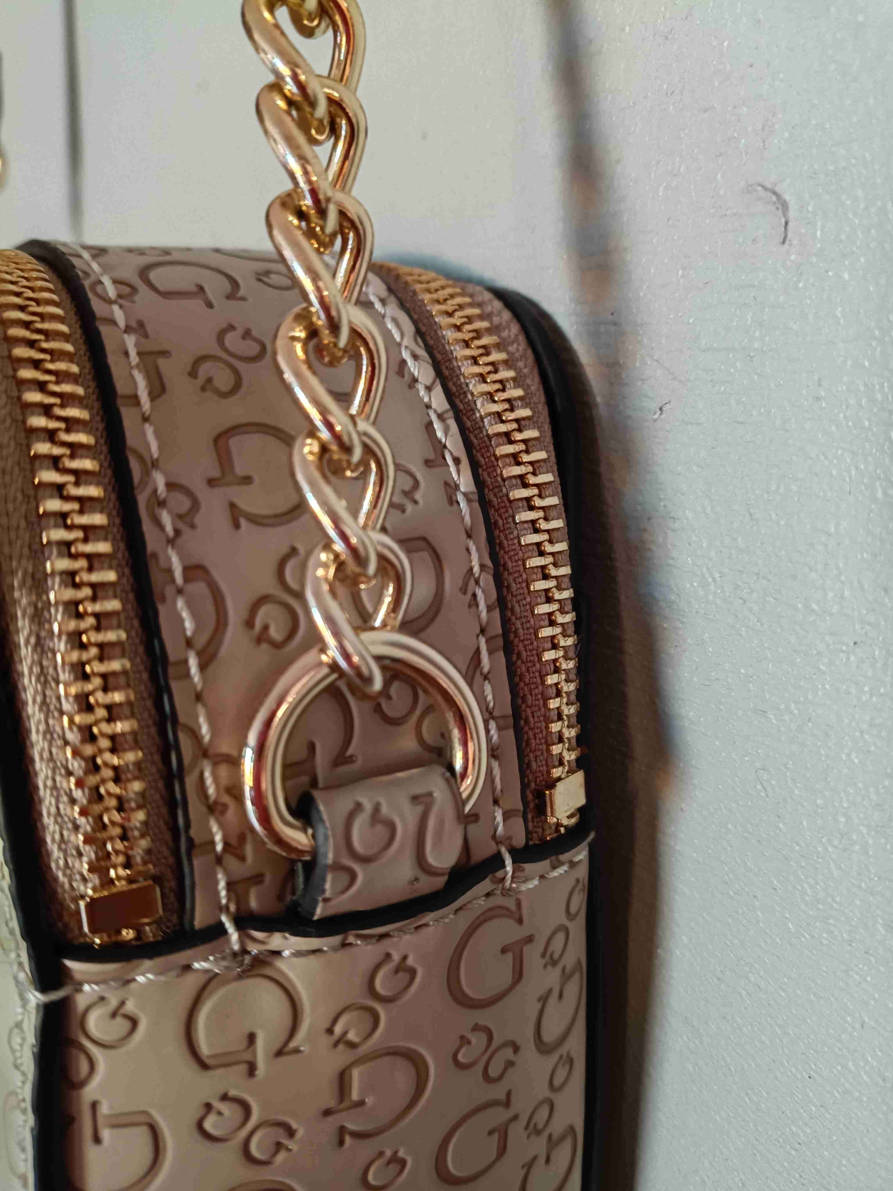 Cartera cruzada Guess beige - miniatura 4