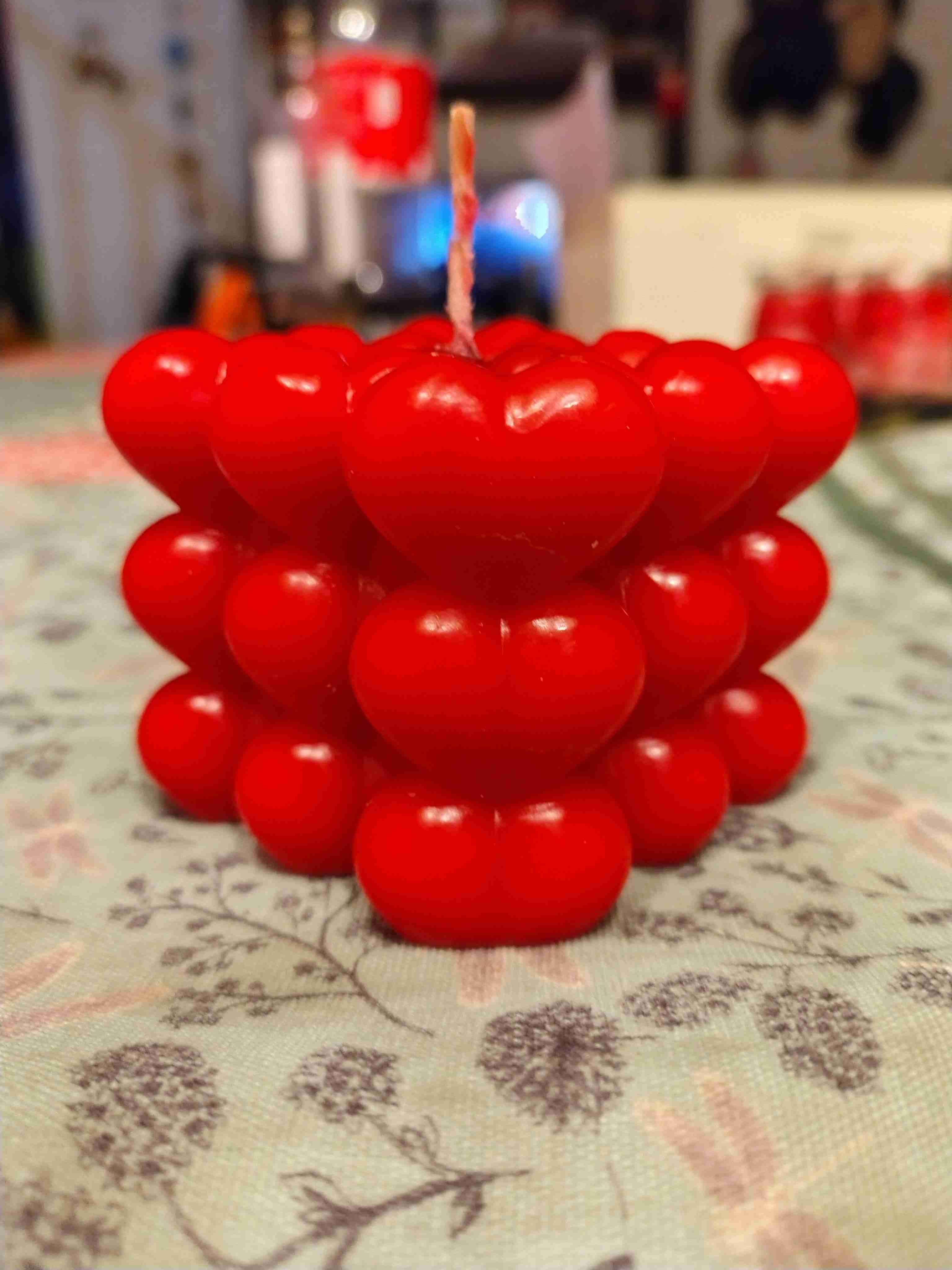 Vela decorativas corazones - 1