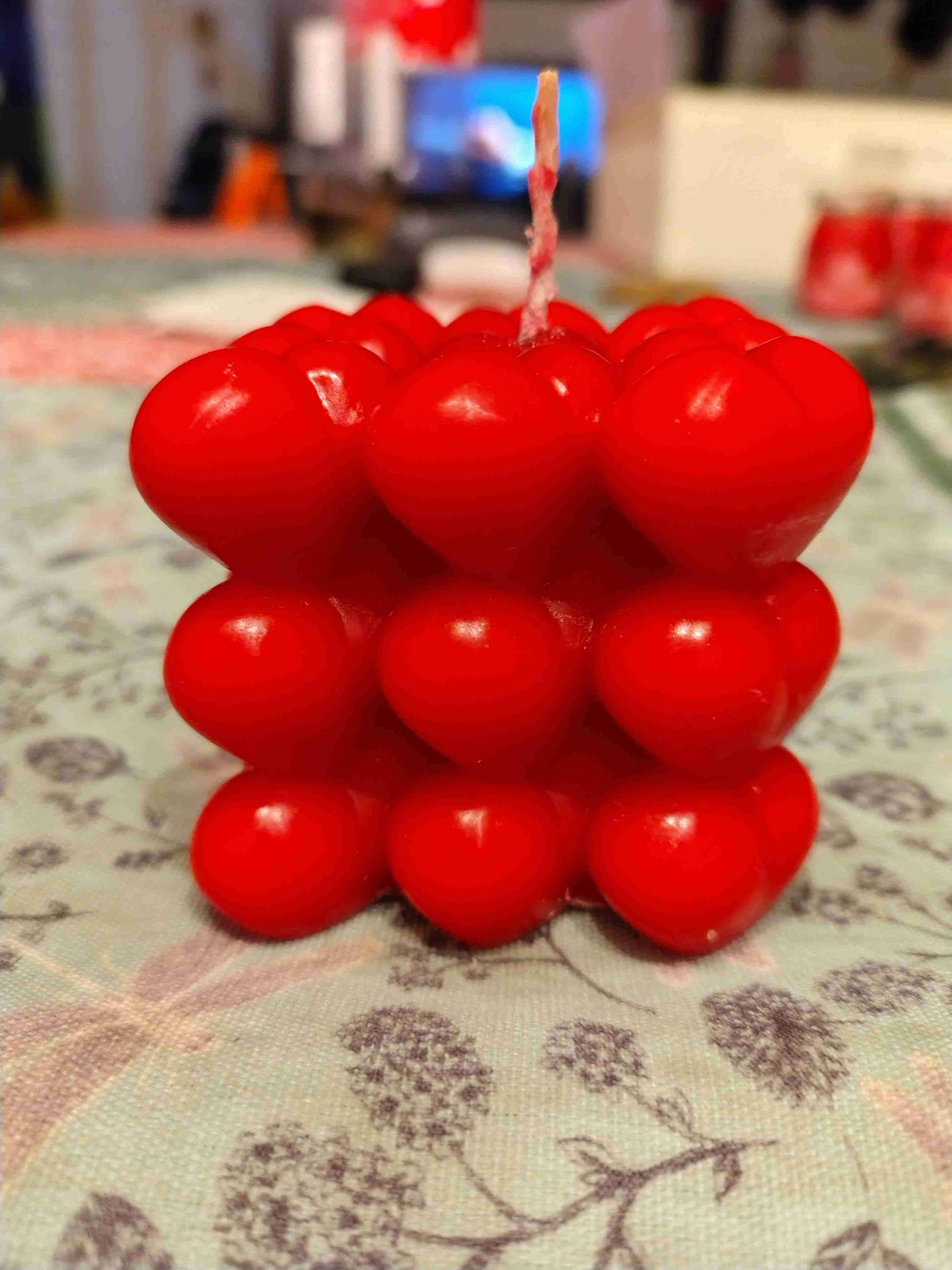 Vela decorativas corazones - 2