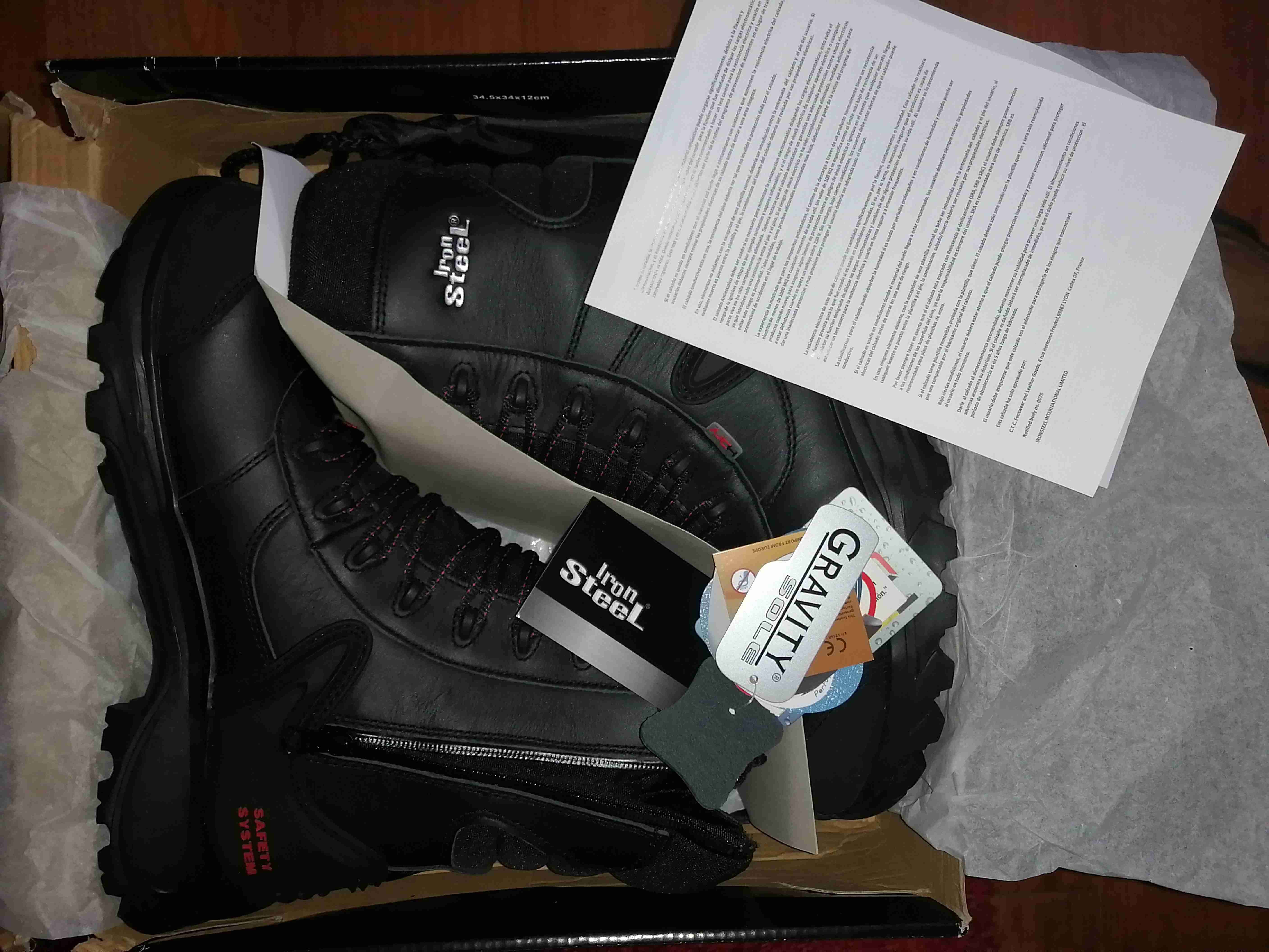 Bota seguridad cuero Iron Steel - 3