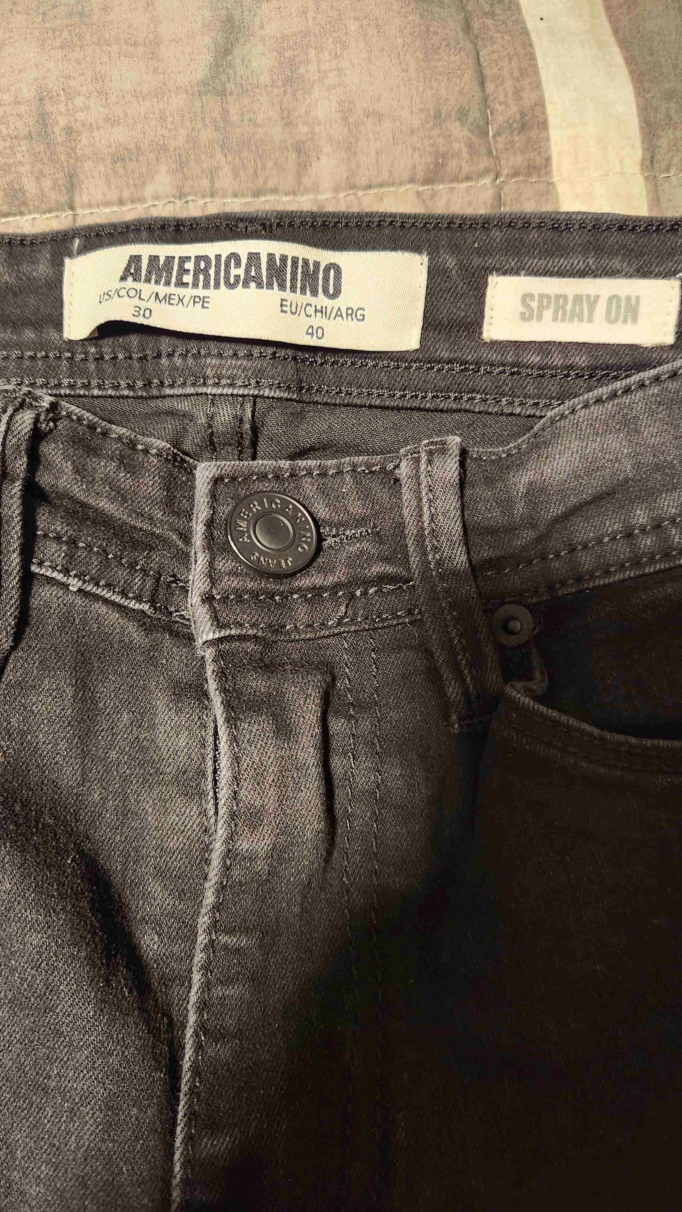 Jeans negro Americanino - miniatura 2