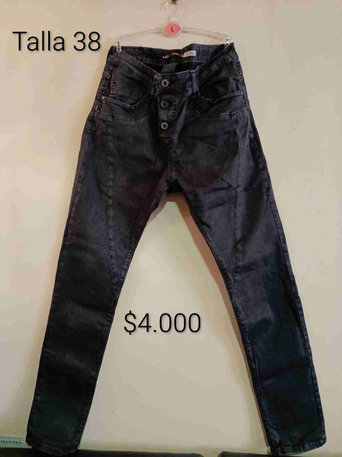 Jeans negros talla 38