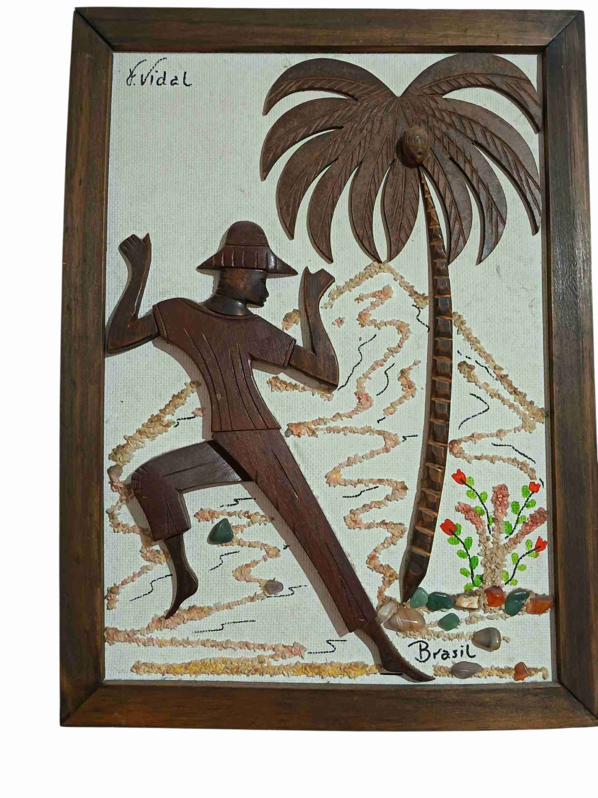 Cuadro artesanal de madera - 1