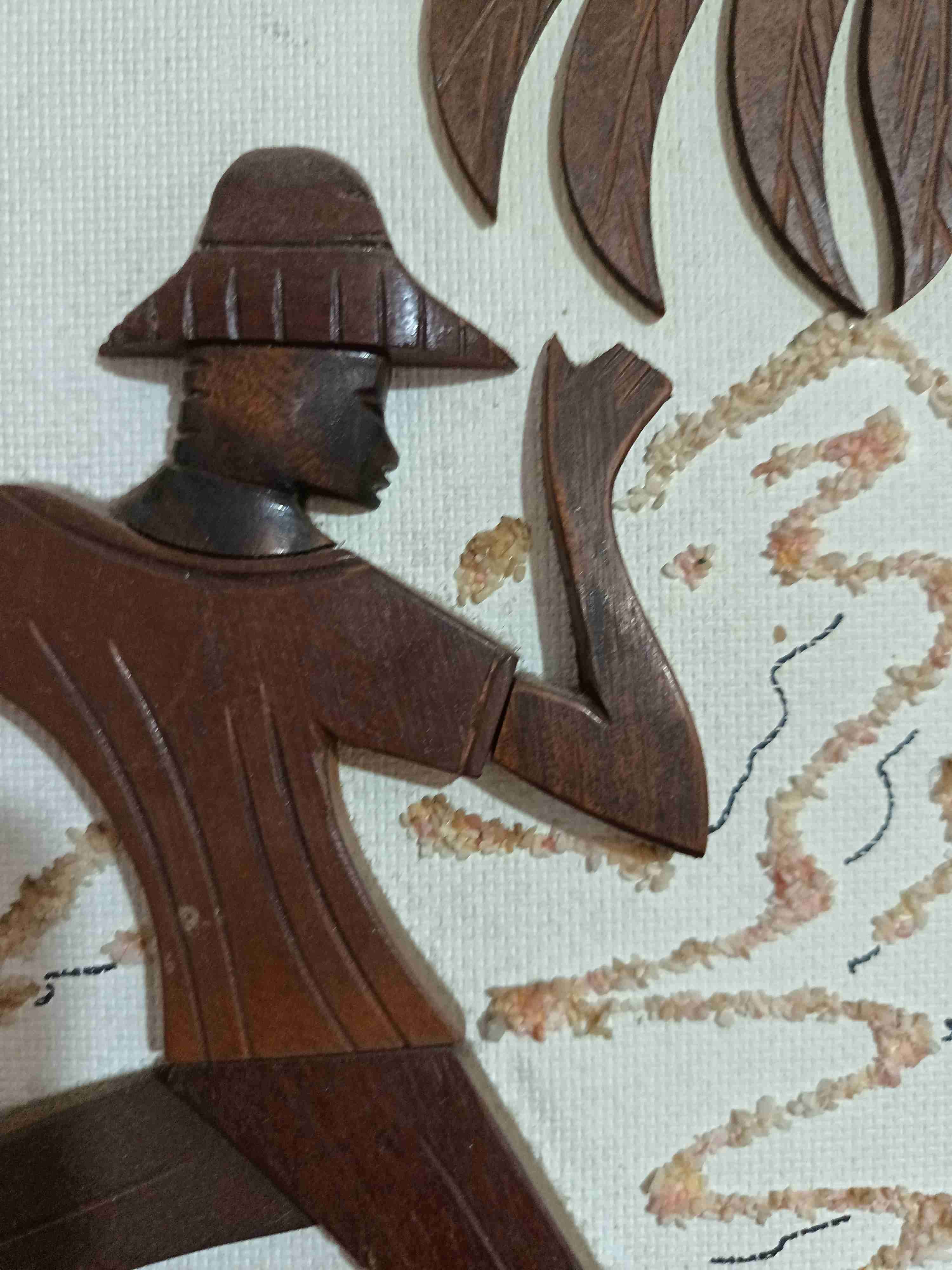 Cuadro artesanal de madera - 2