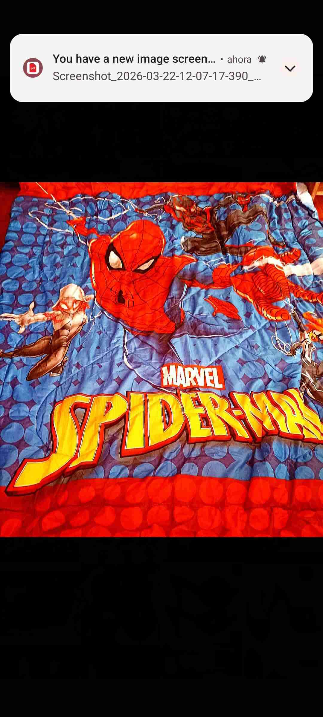 Plumón infantil temático Spiderman - 3