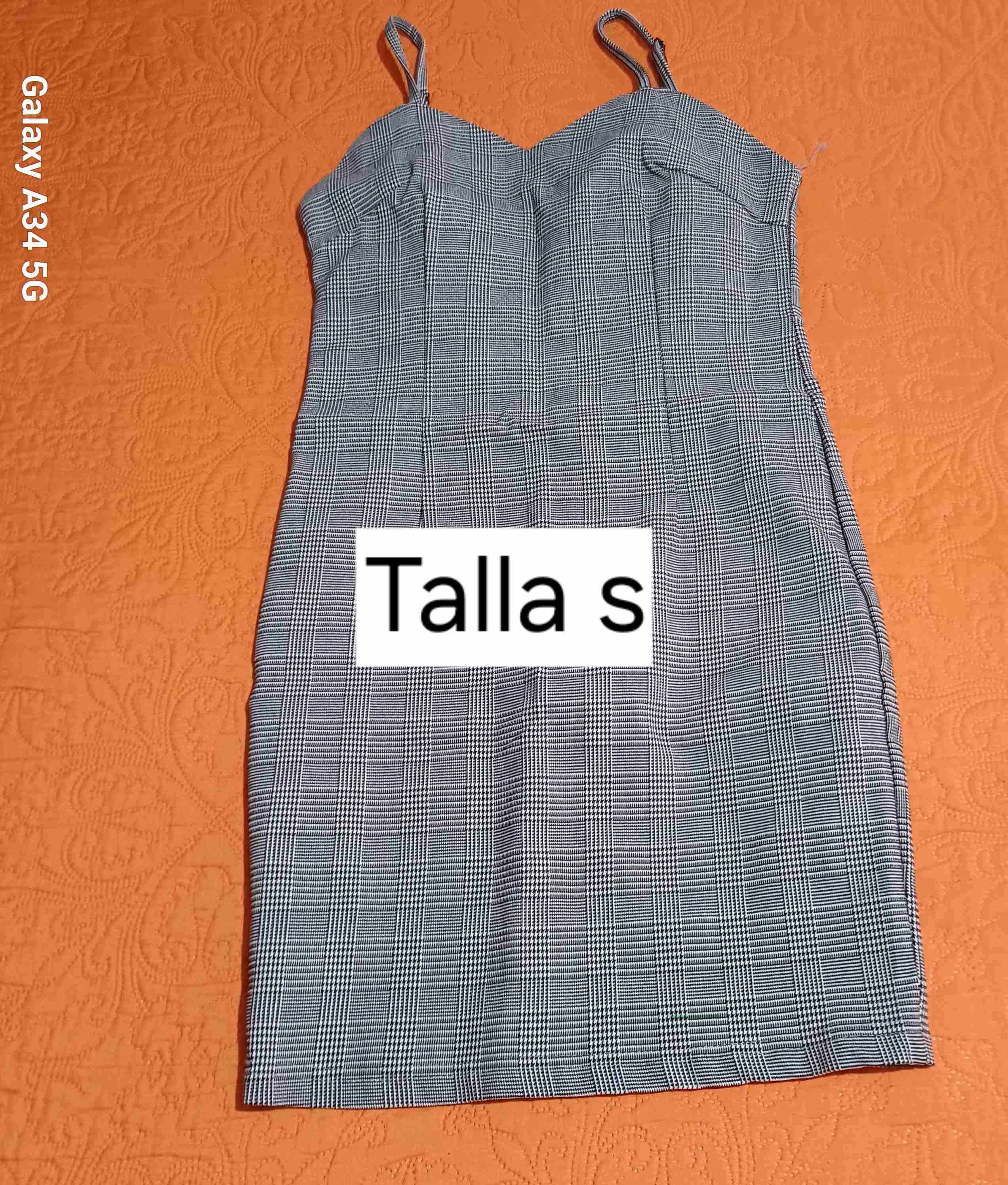 Vestido escocés con tirantes - 1