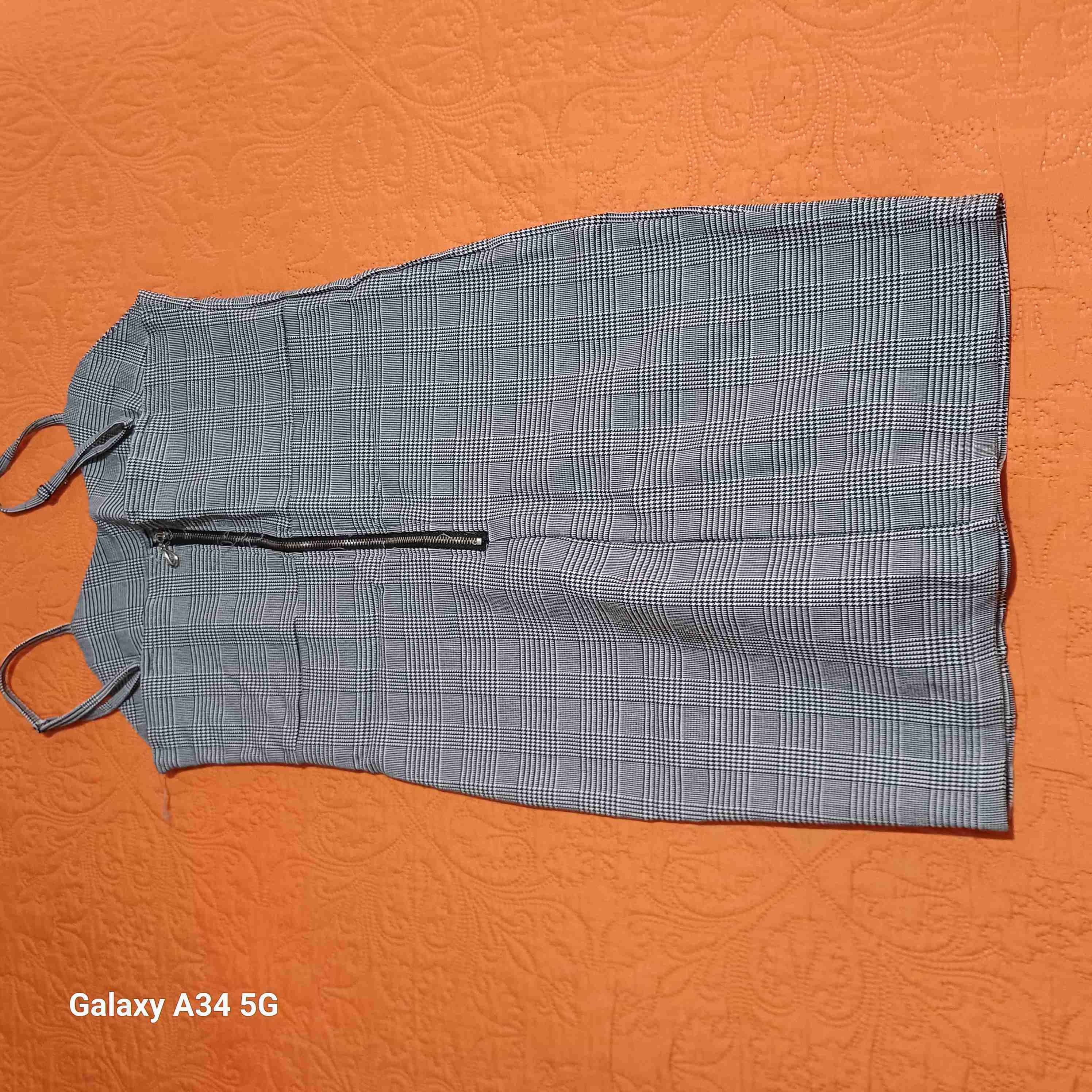 Vestido escocés con tirantes - 2