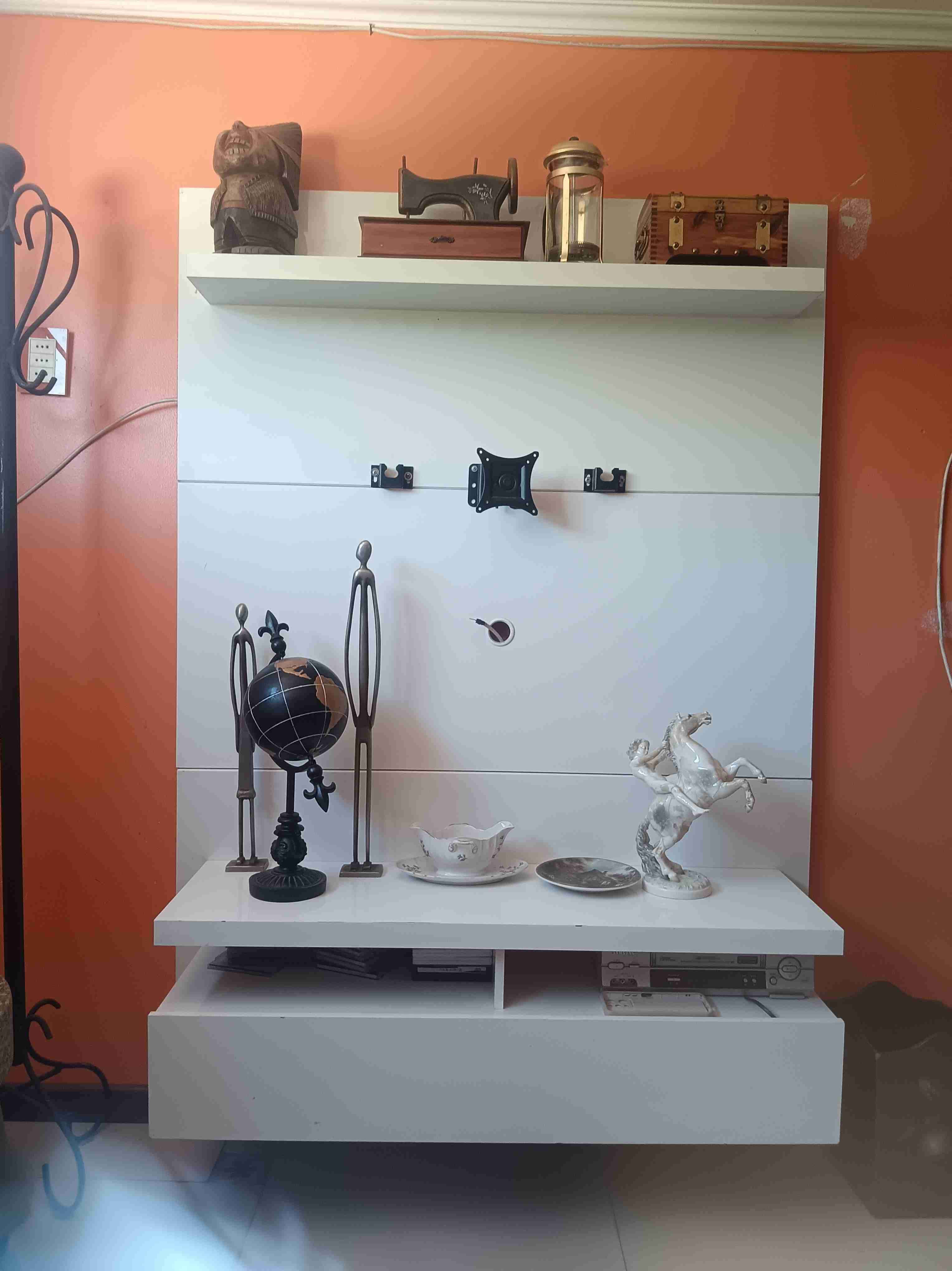 Mueble de pared para TV blanco - 2