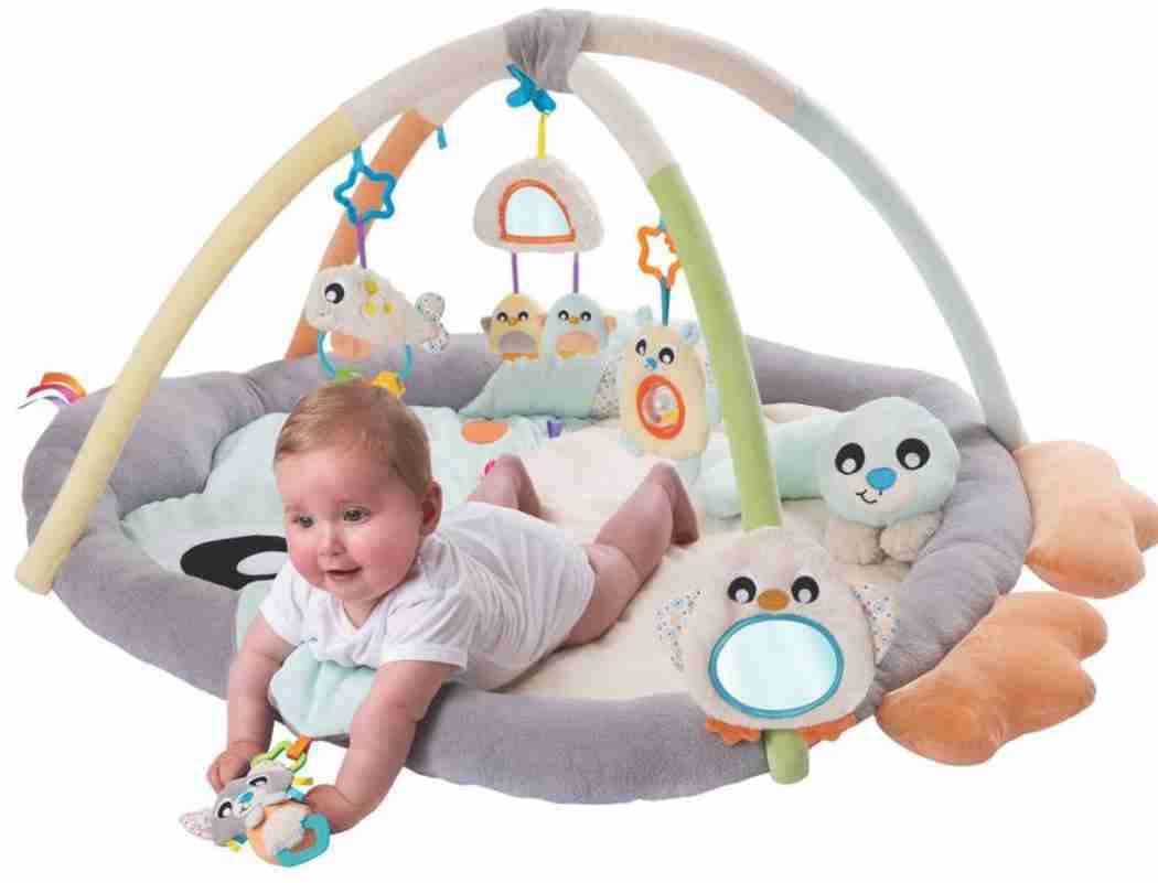 Gimnasio acurrucame para bebés con juguetes - miniatura 4