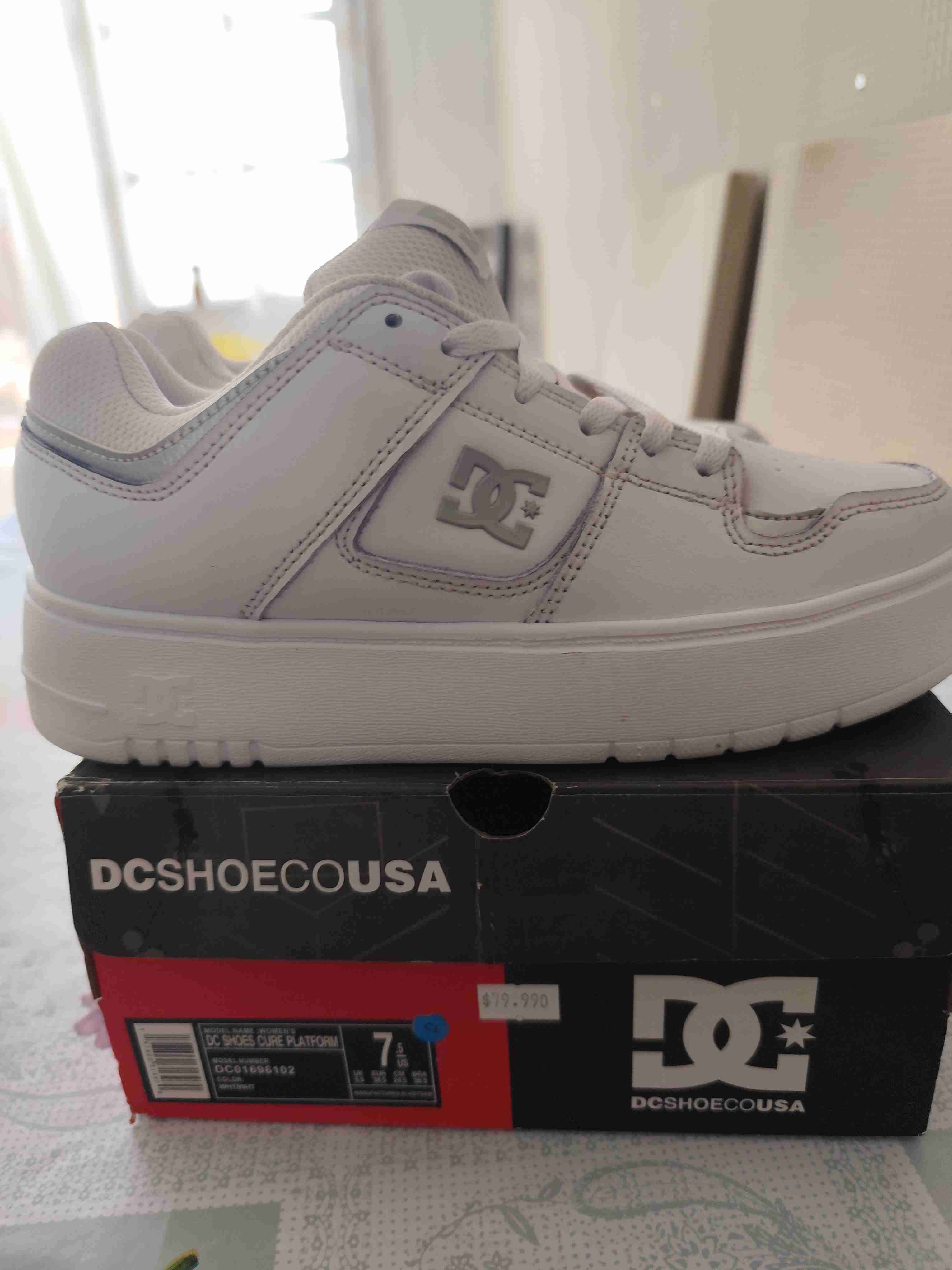 Zapatillas deportivas DC blancas - 4