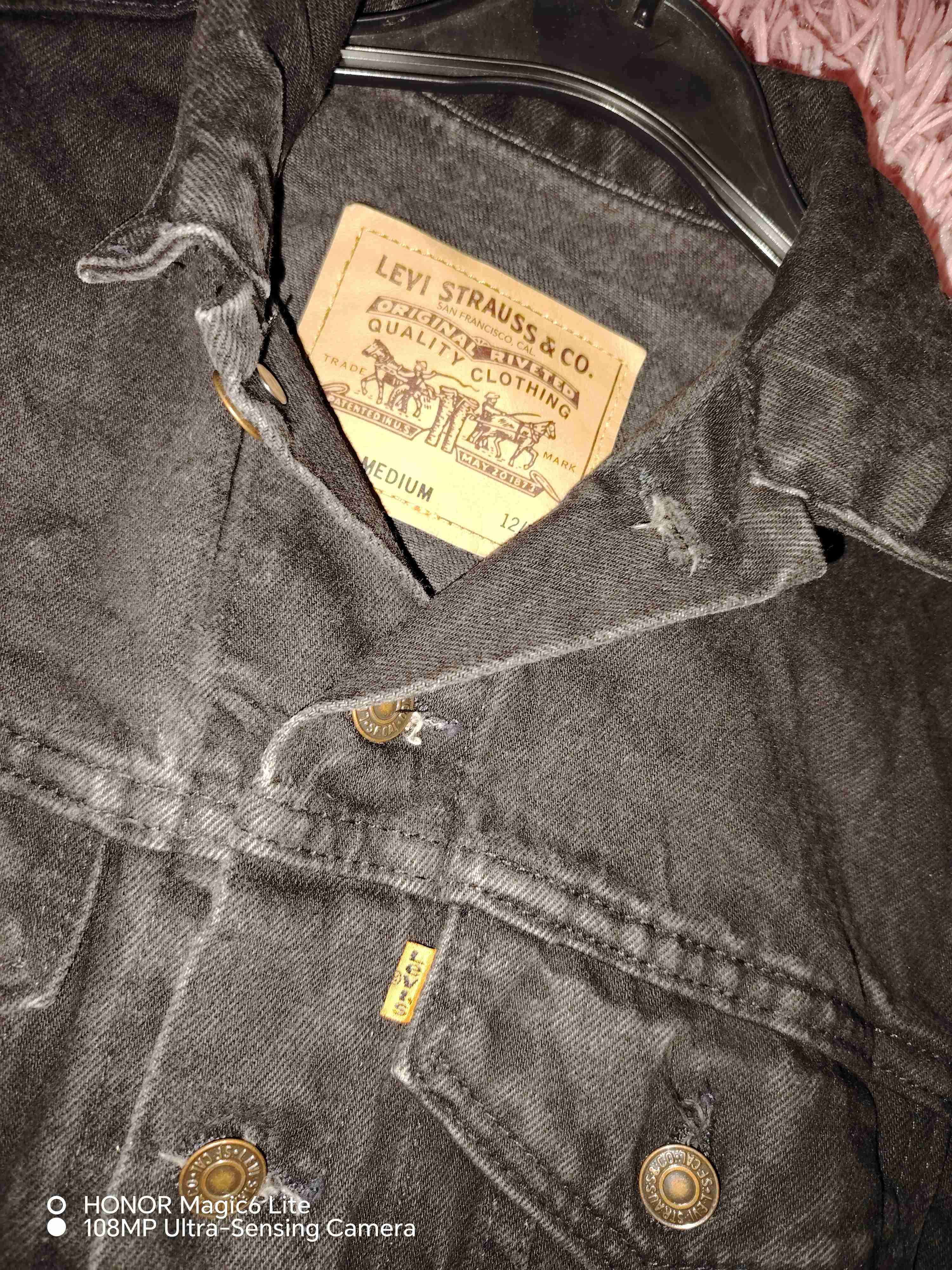 Chaqueta de mezclilla negra - miniatura 3