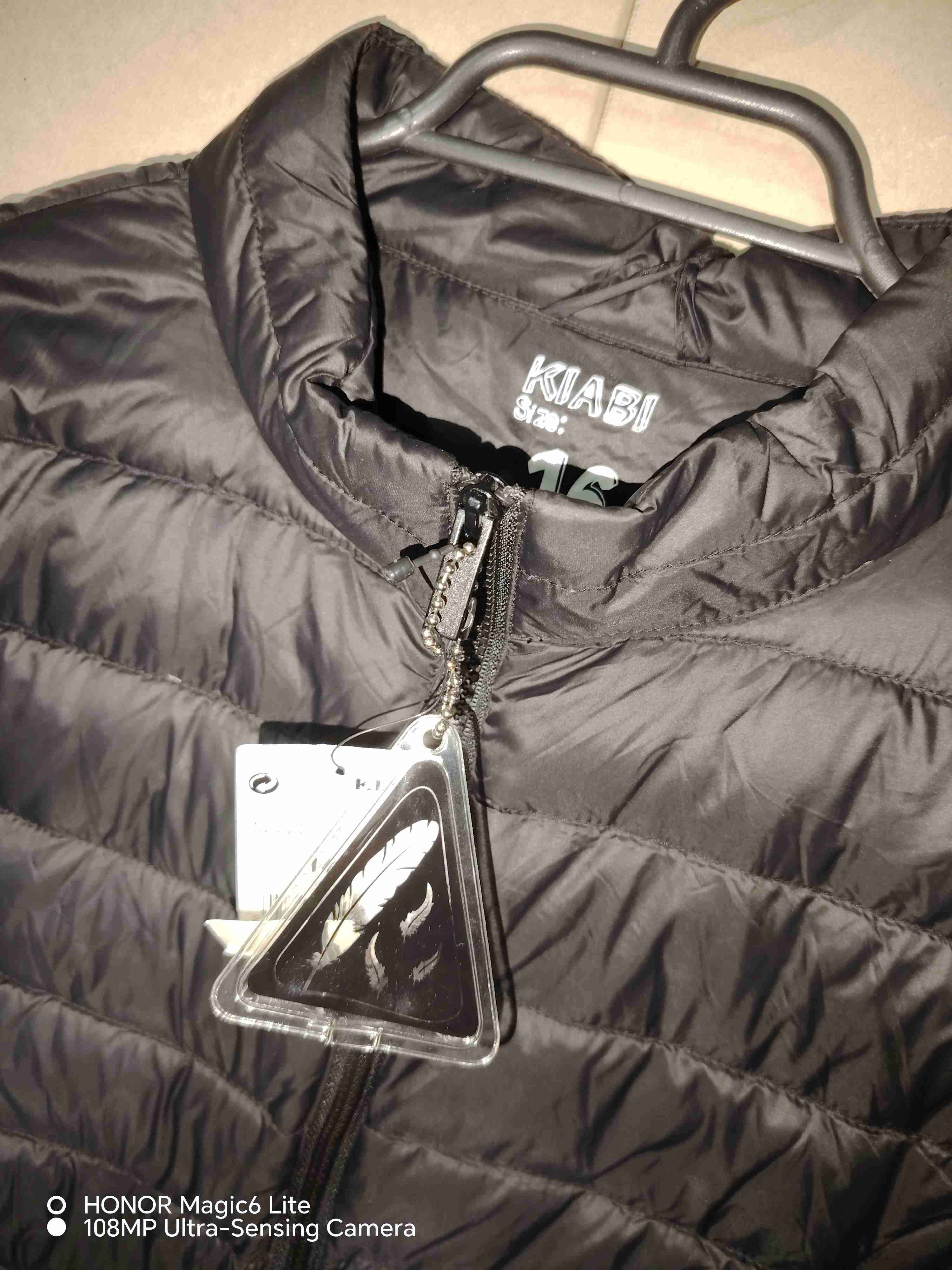 Chaqueta negra de pluma Kiabi - miniatura 2