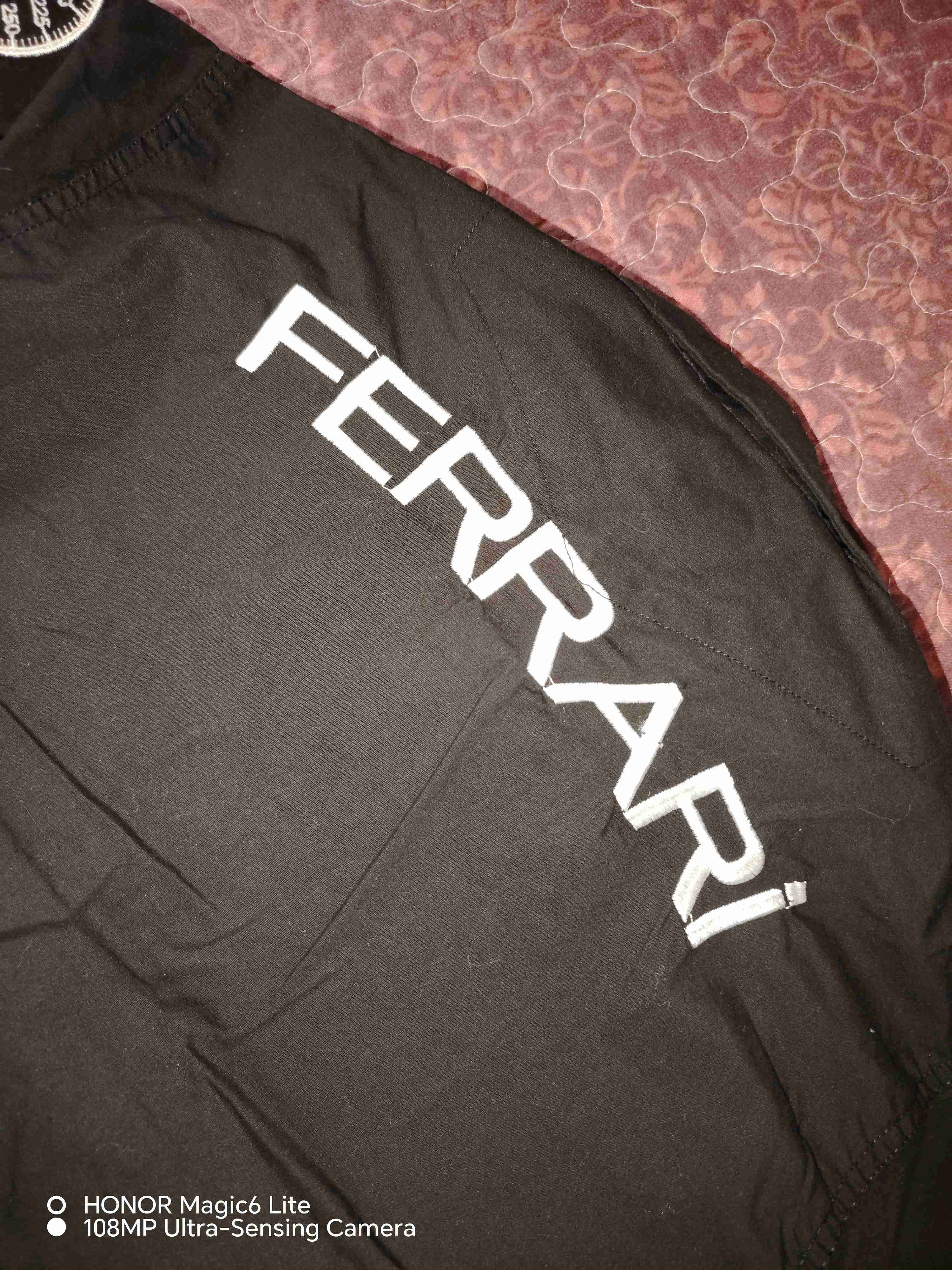 Camisa negra Ferrari Polo - miniatura 3