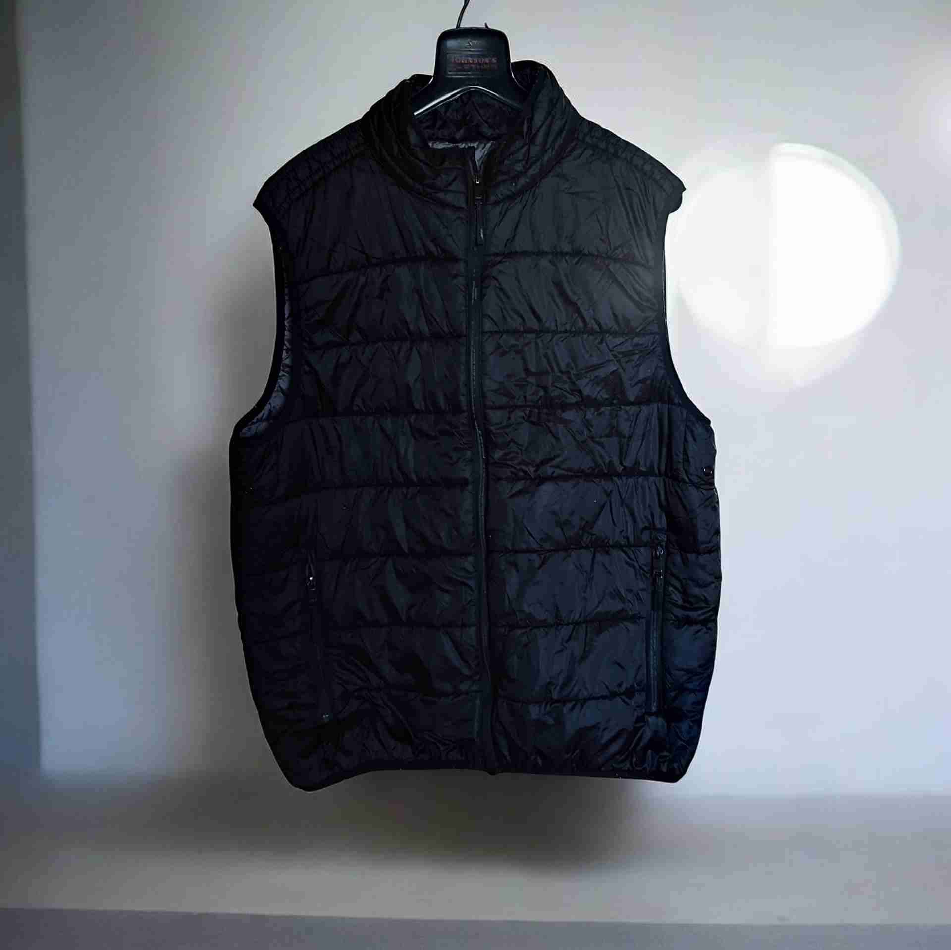 Parka  negra acolchado hombre - miniatura 1