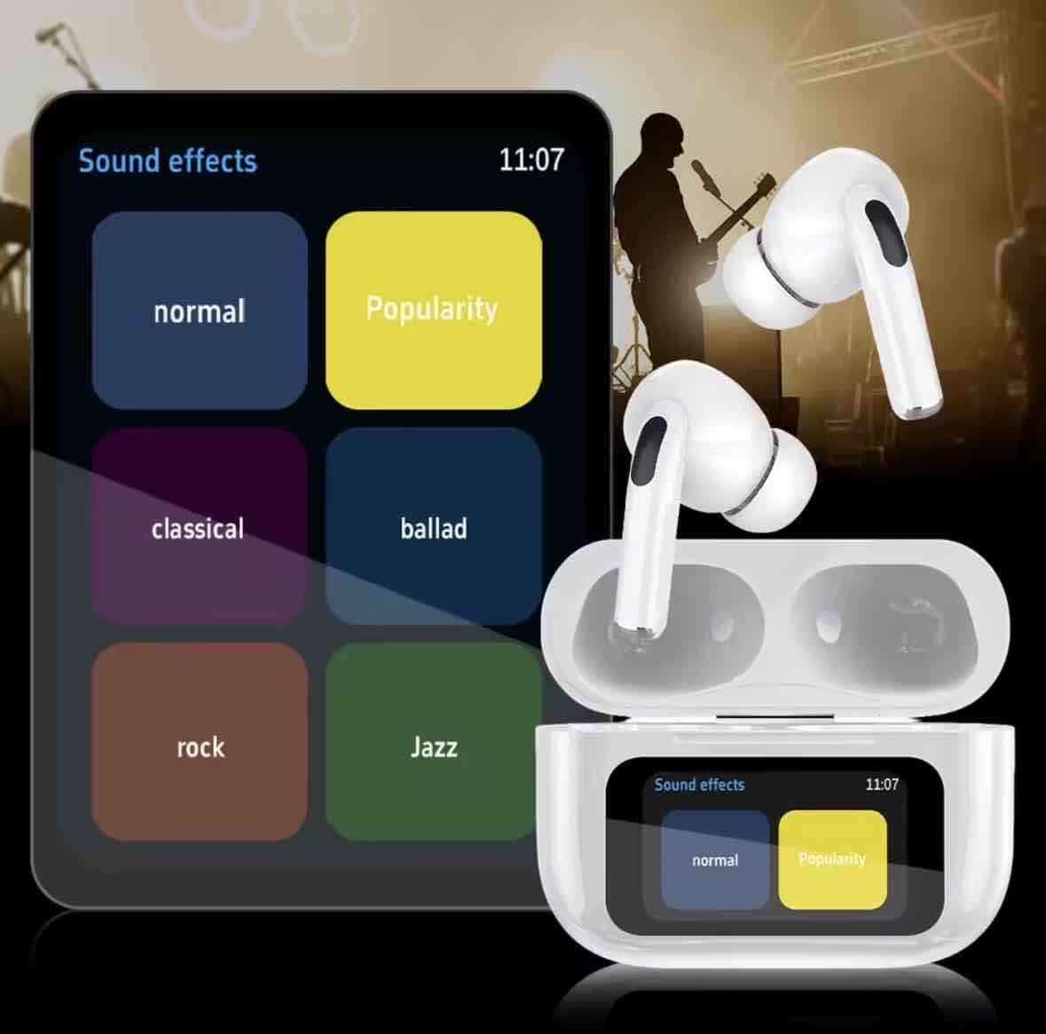 Auriculares inalámbricos con pantalla touch - miniatura 1