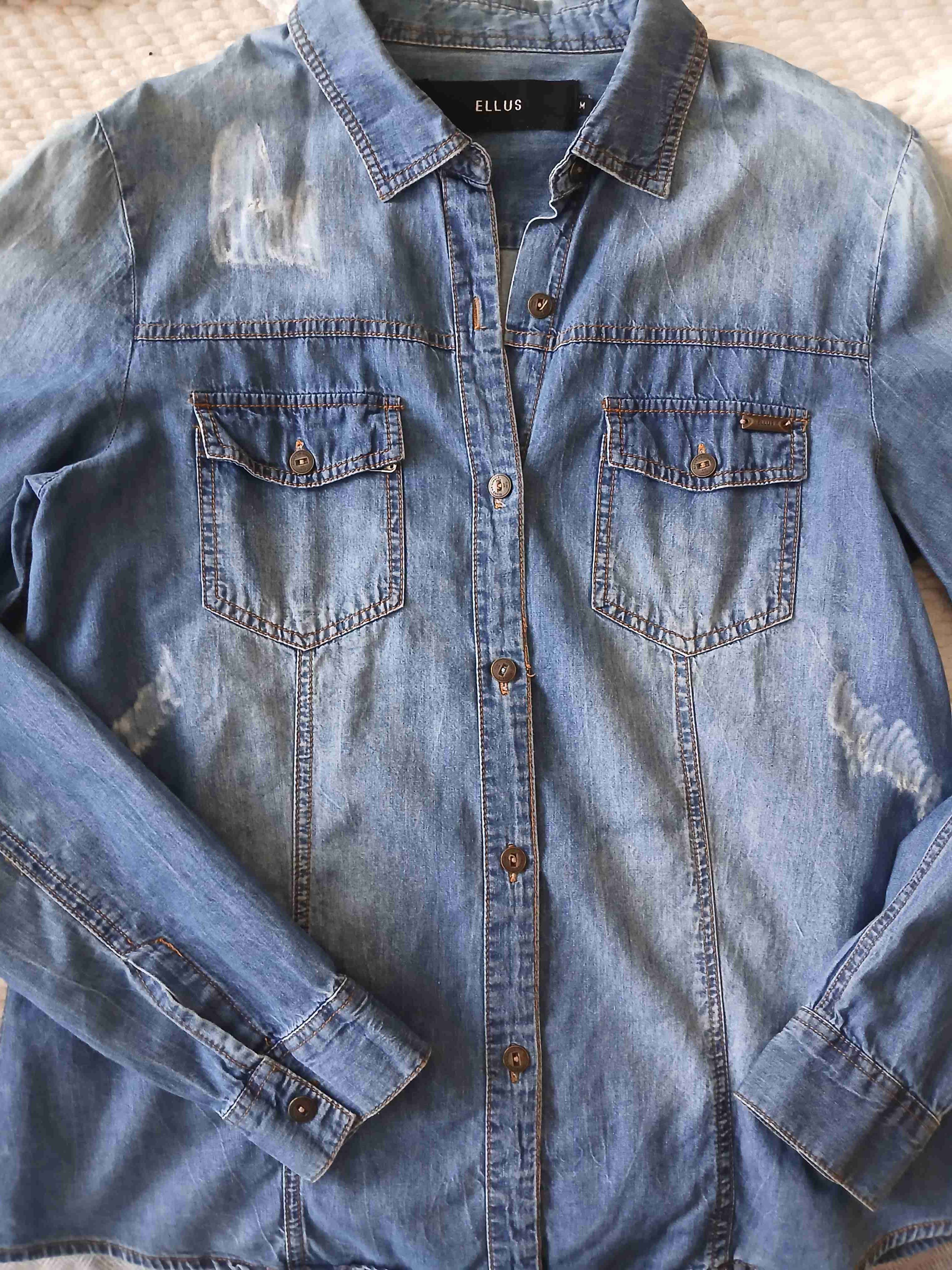 Camisa de mezclilla azul - miniatura 2