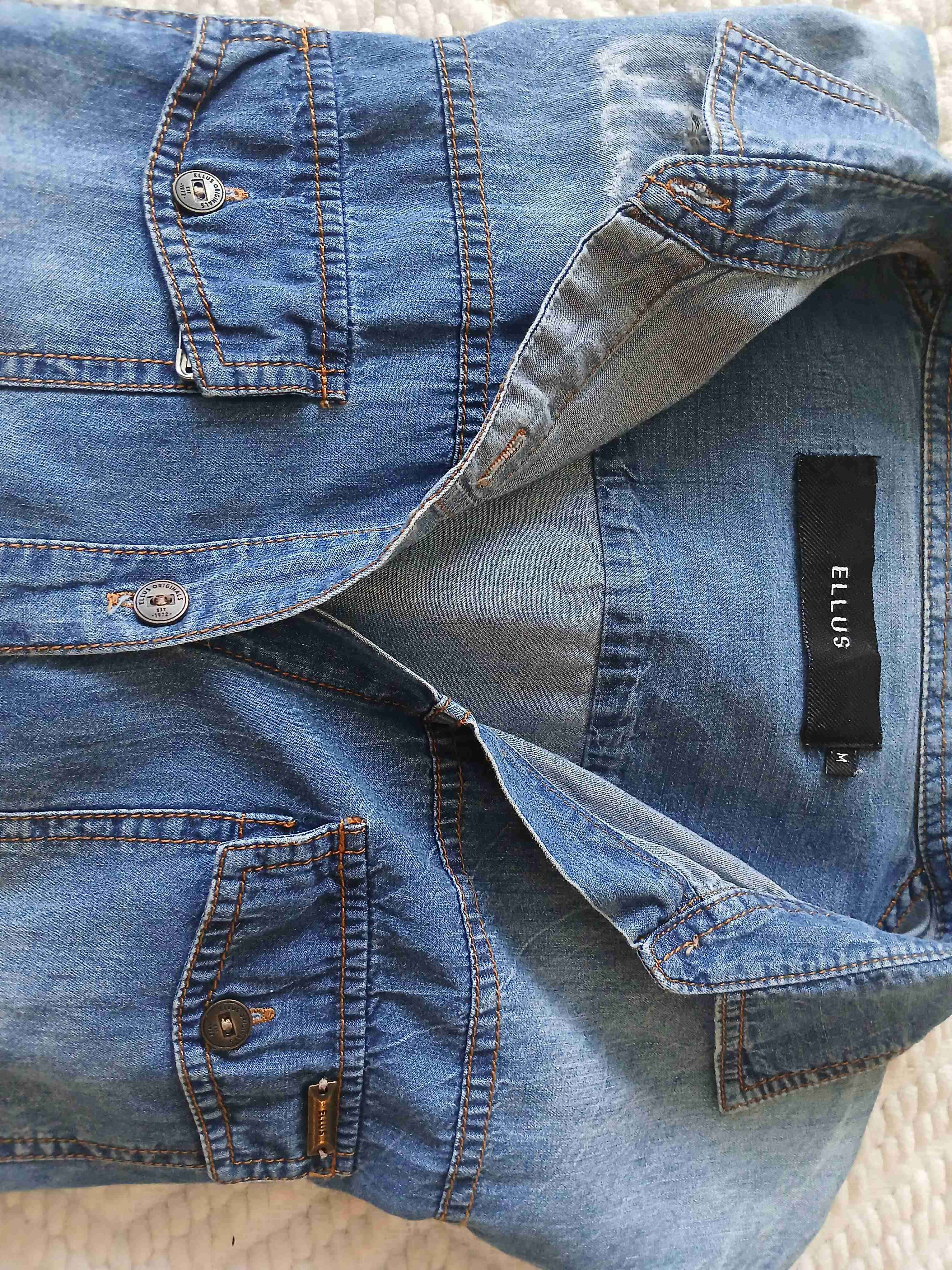 Camisa de mezclilla azul - miniatura 3