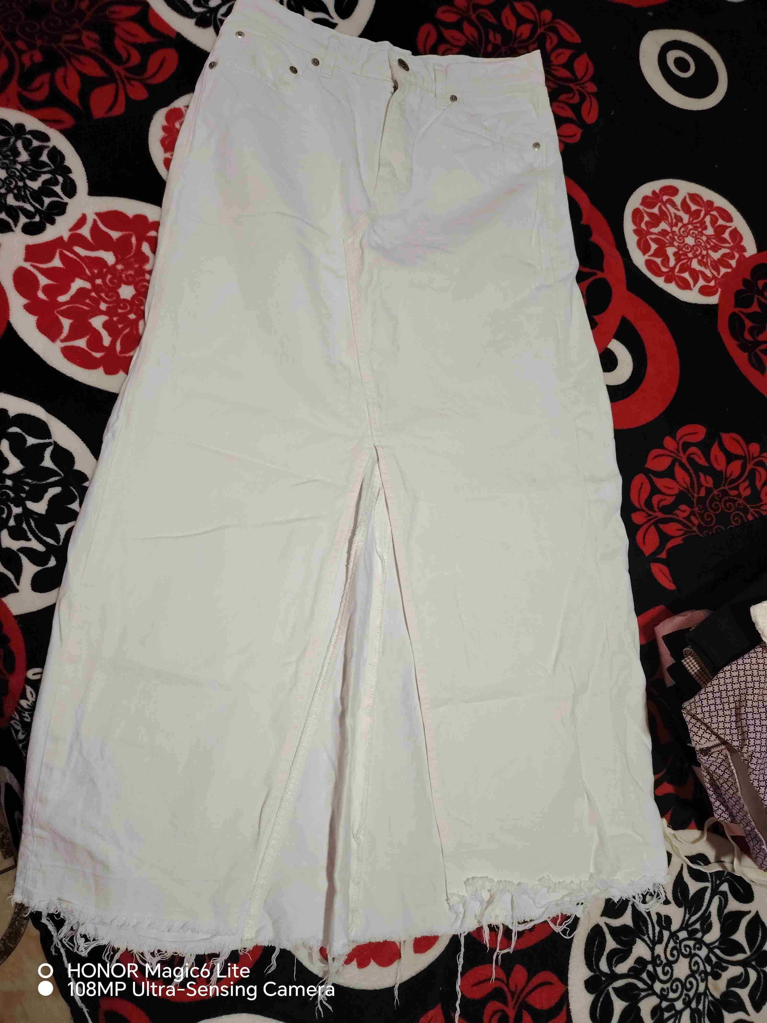 Falda blanca de mesclilla - miniatura 2