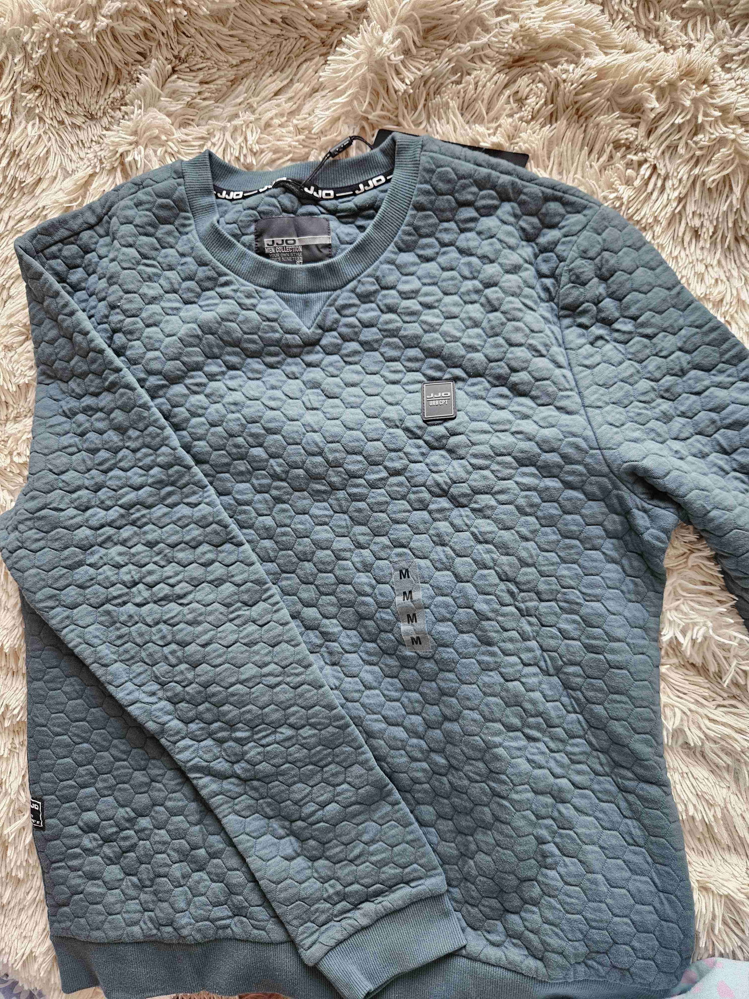 Polerón JJO texturizado verde - miniatura 1