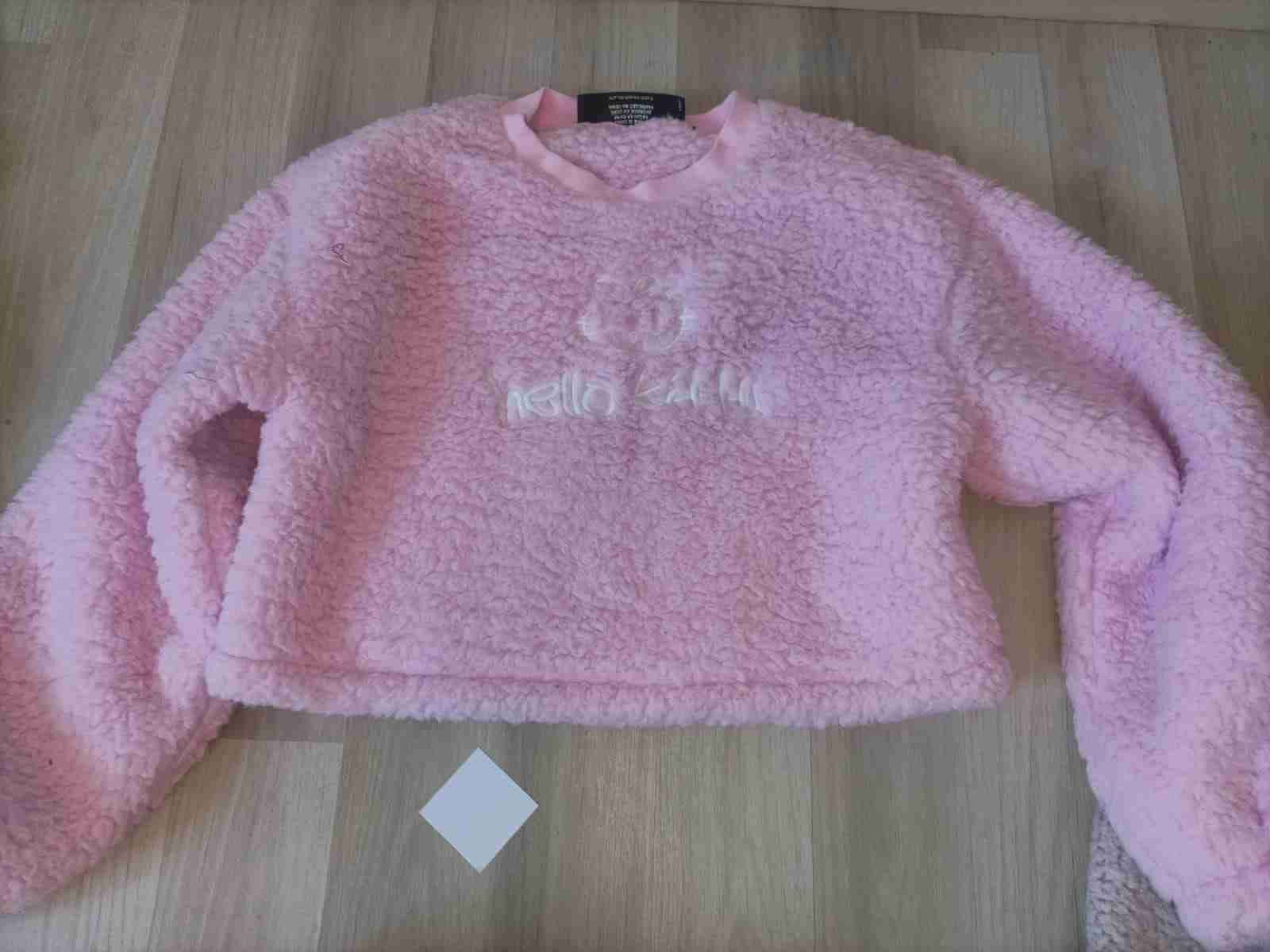 Parka azul con capucha de piel - miniatura 3