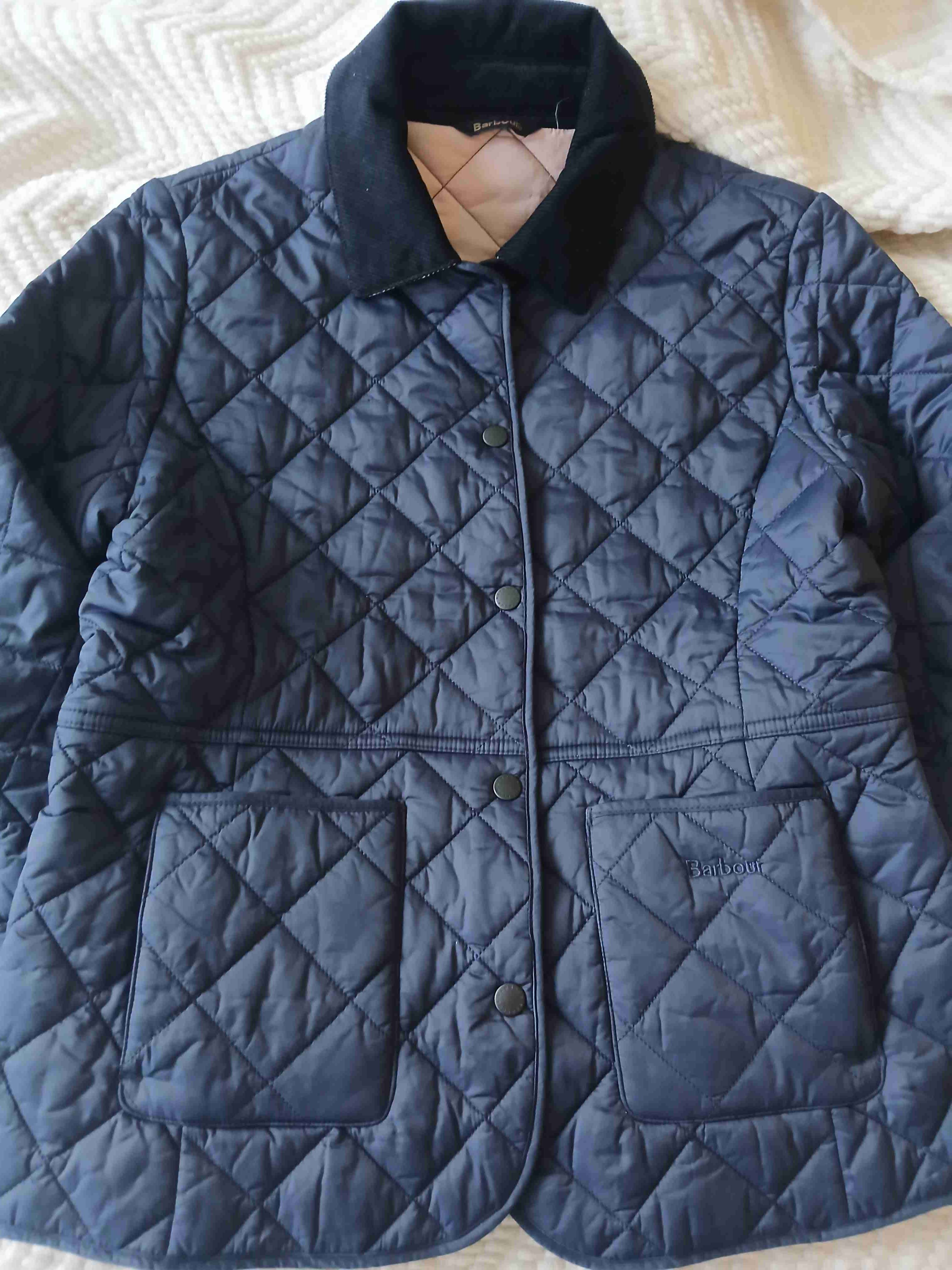 Chaqueta acolchada azul marino - miniatura 2